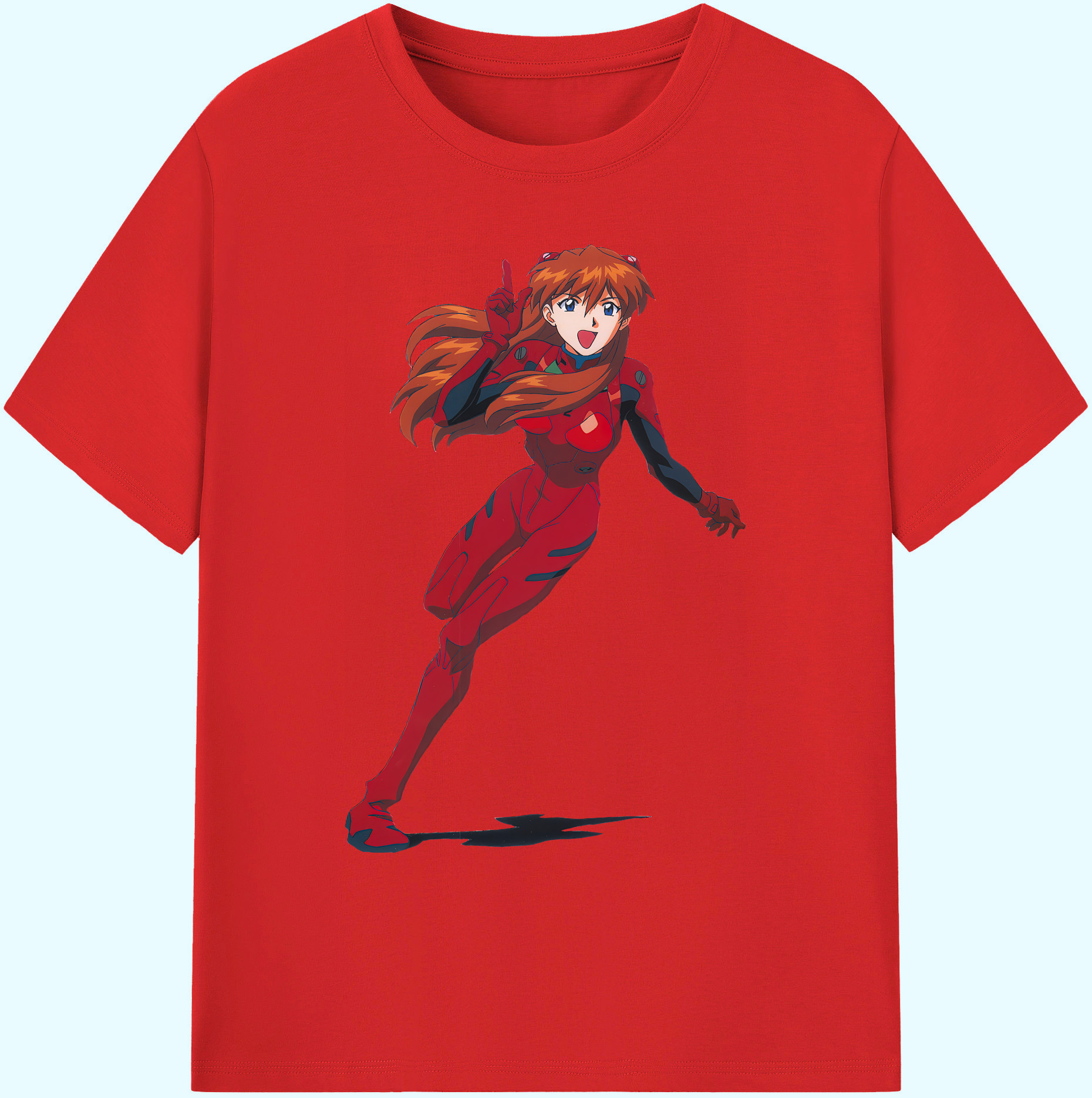 （画像用） EVA 新世紀エヴァンゲリオン 綿100％ メンズ半袖Tシャツ｜肌触りやわらか＆通気性