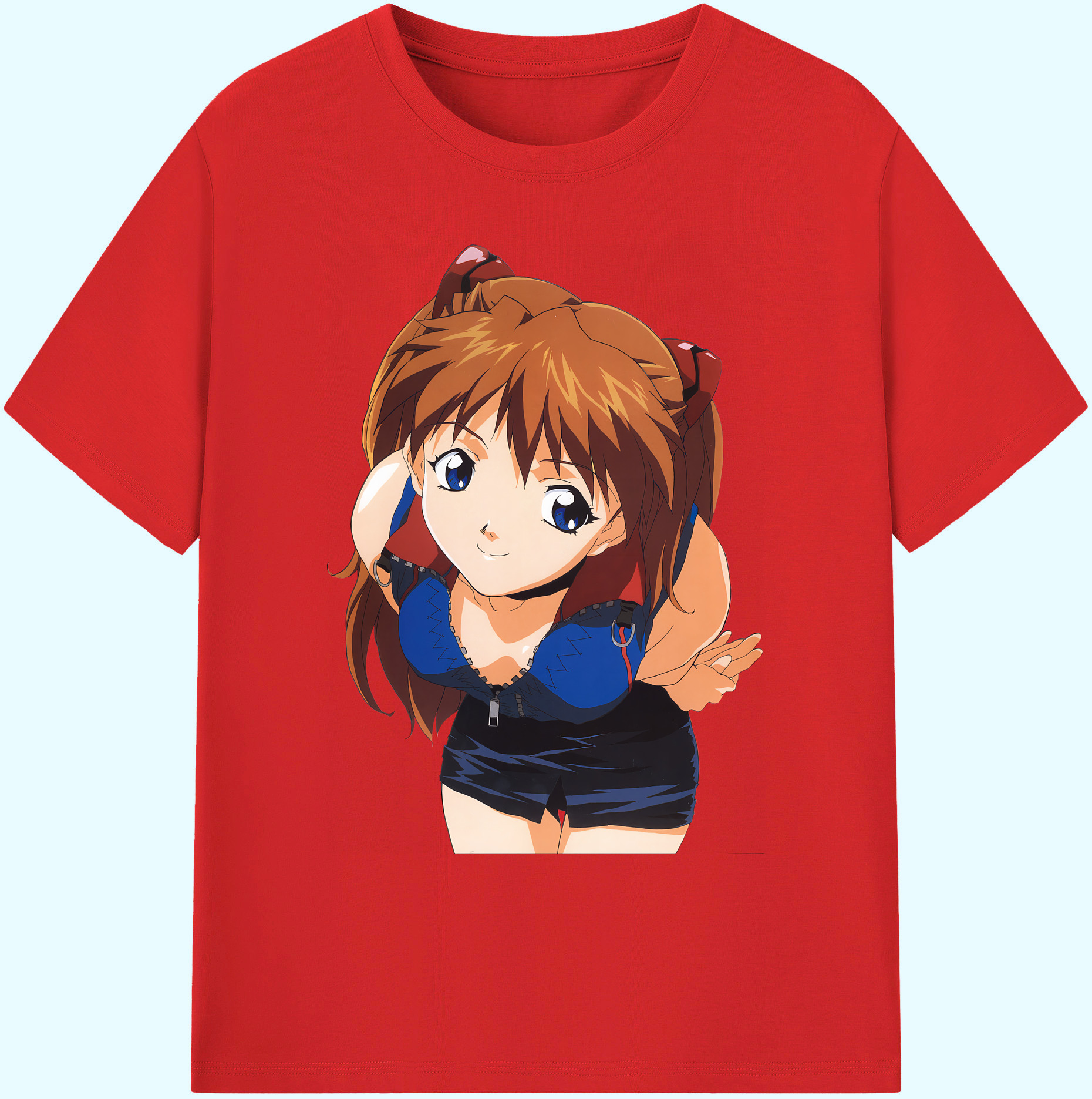 （画像用） EVA 新世紀エヴァンゲリオン 綿100％ メンズ半袖Tシャツ｜肌触りやわらか＆通気性