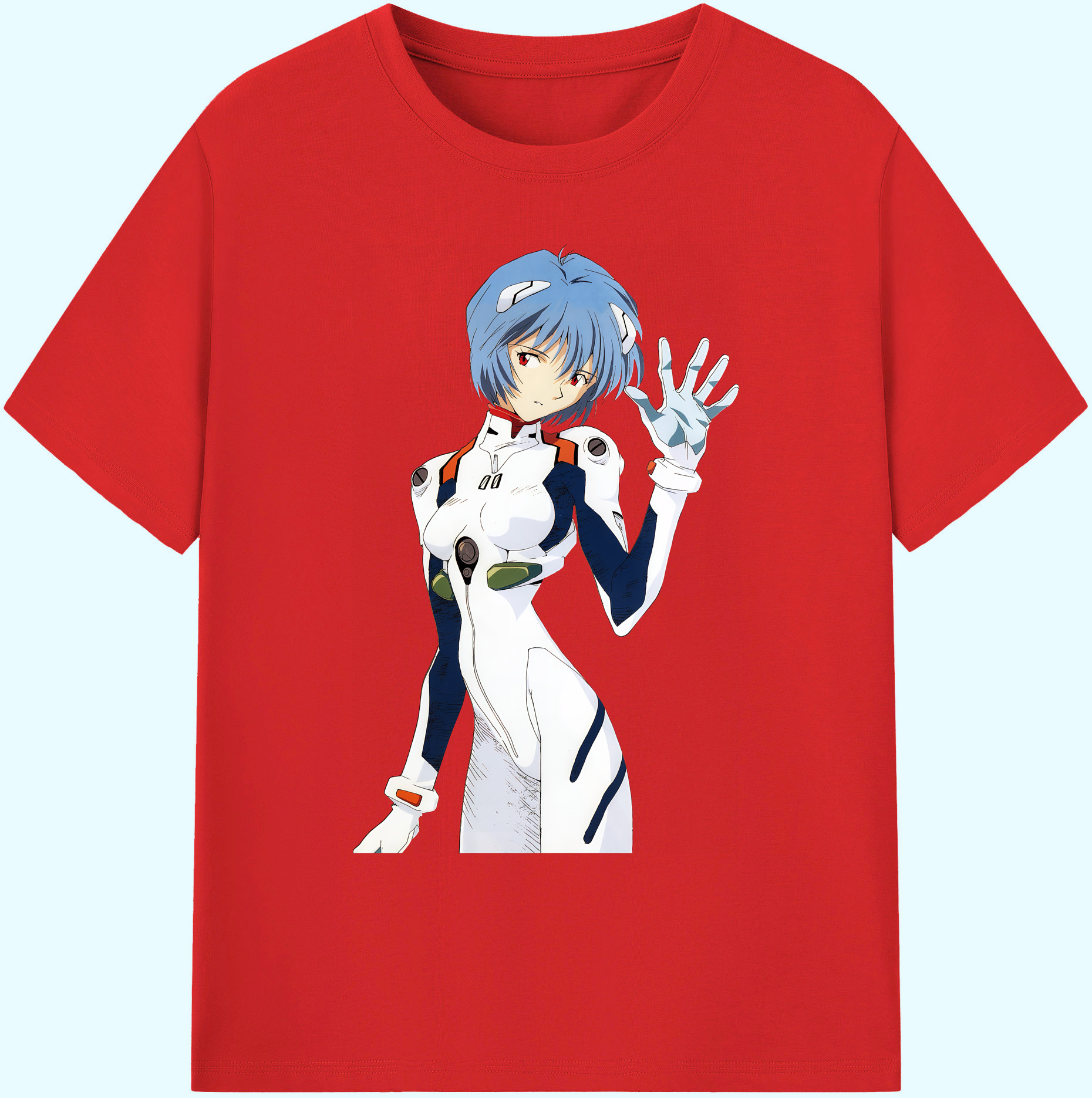 （画像用） EVA 新世紀エヴァンゲリオン 綿100％ メンズ半袖Tシャツ｜肌触りやわらか＆通気性