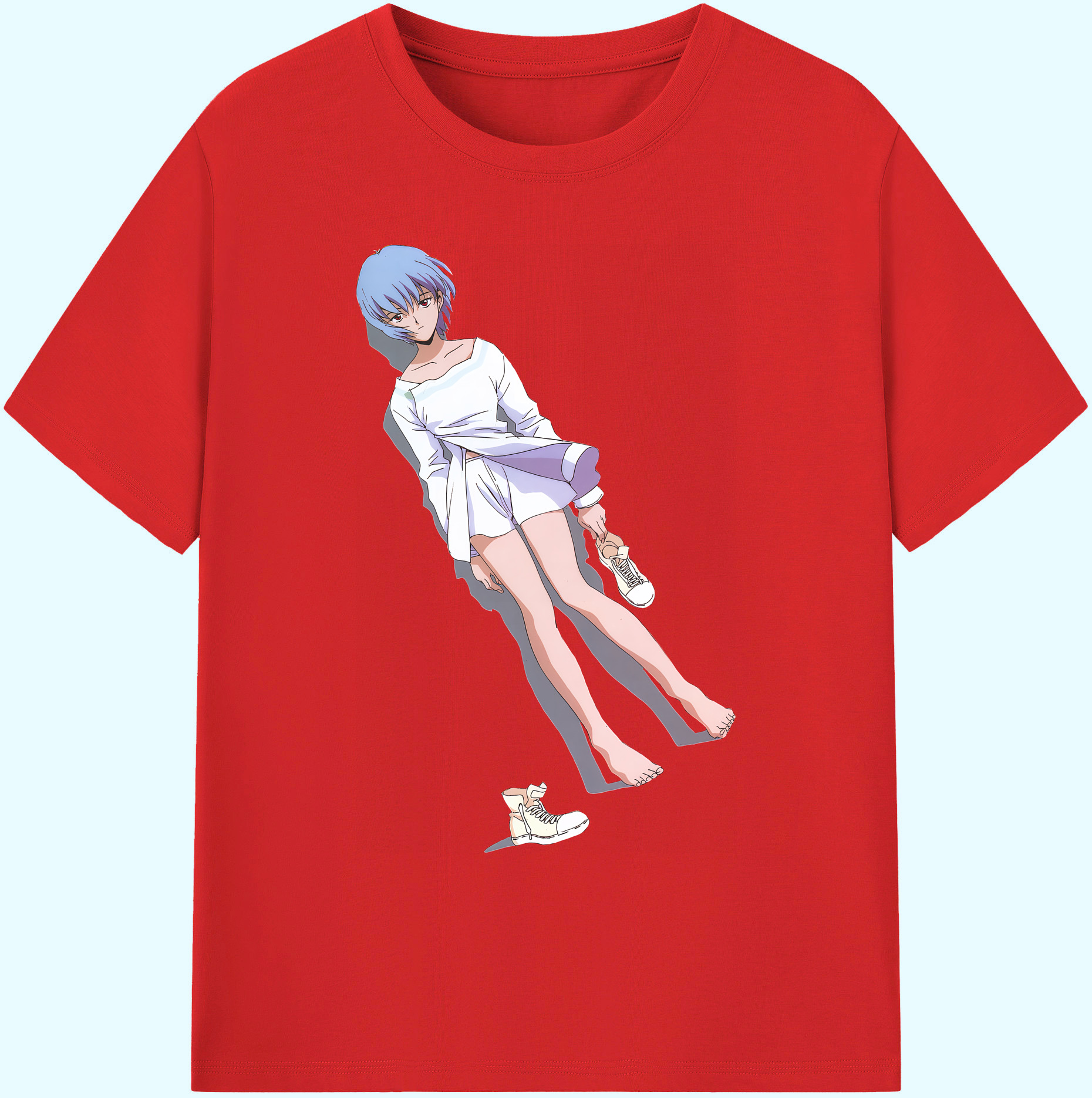 （画像用） EVA 新世紀エヴァンゲリオン 綿100％ メンズ半袖Tシャツ｜肌触りやわらか＆通気性