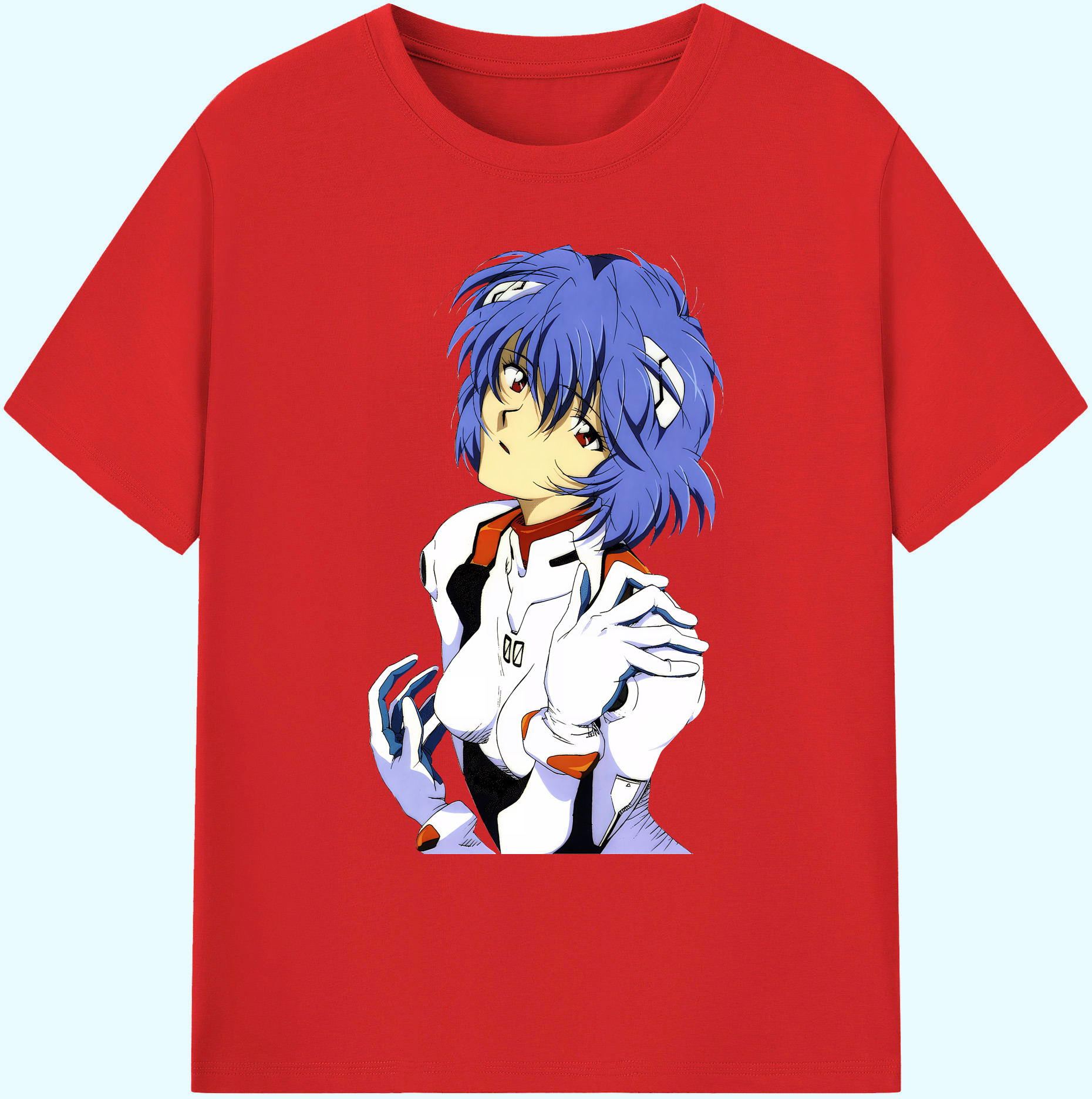 （画像用） EVA 新世紀エヴァンゲリオン 綿100％ メンズ半袖Tシャツ｜肌触りやわらか＆通気性