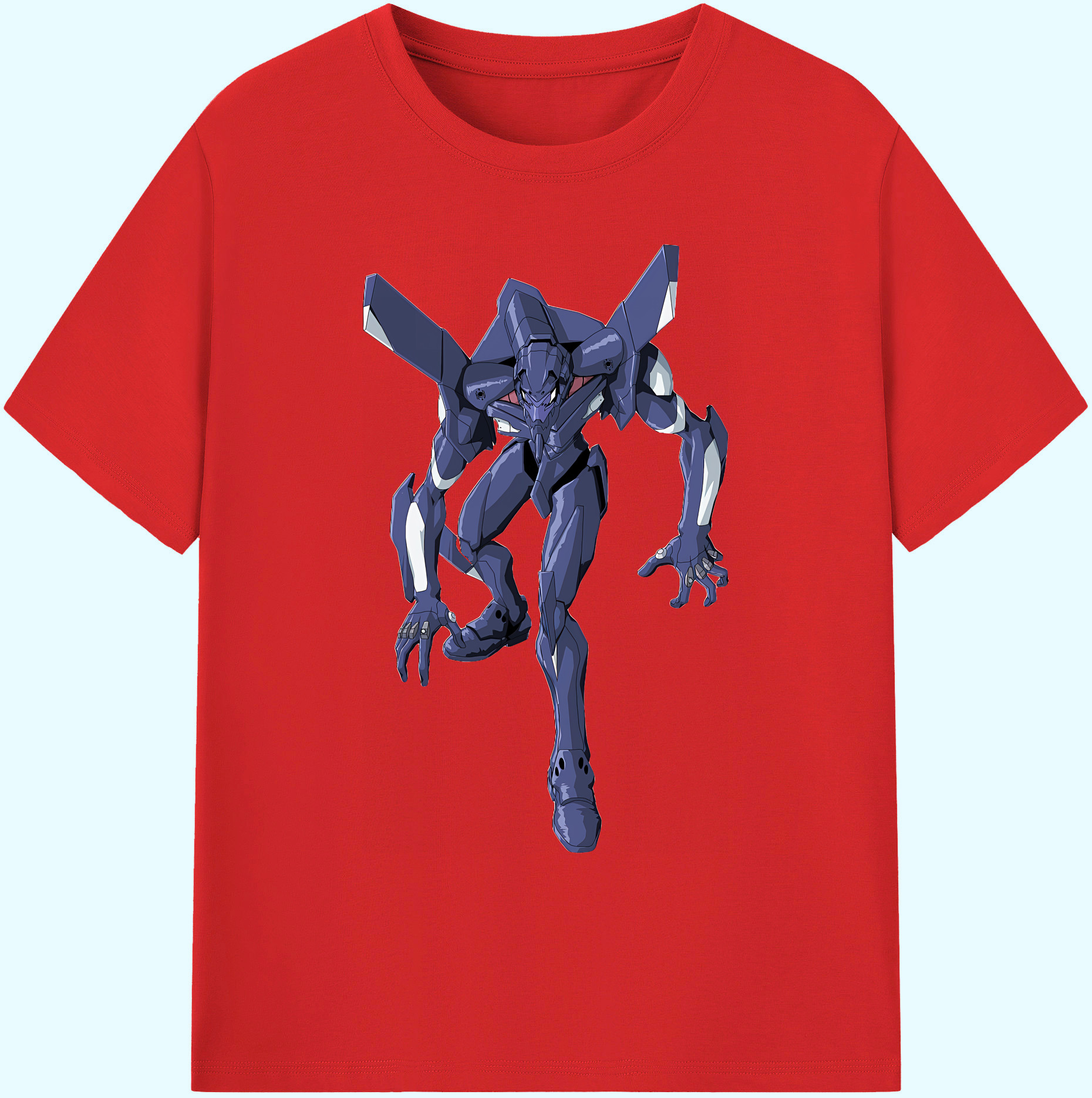 （画像用） EVA 新世紀エヴァンゲリオン 綿100％ メンズ半袖Tシャツ｜肌触りやわらか＆通気性