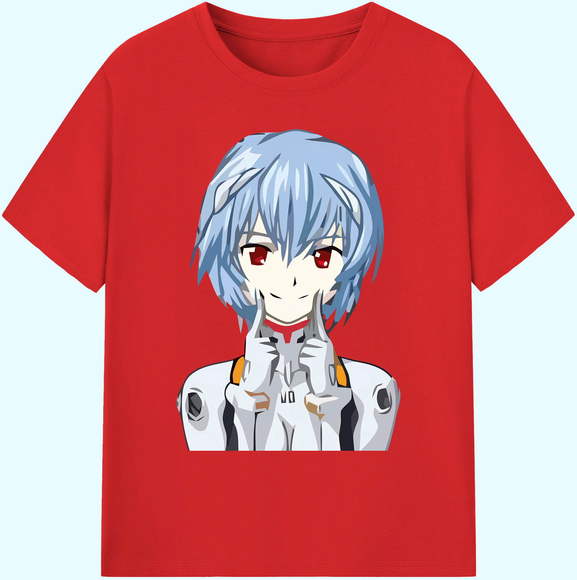 （画像用） EVA 新世紀エヴァンゲリオン 綿100％ メンズ半袖Tシャツ｜肌触りやわらか＆通気性