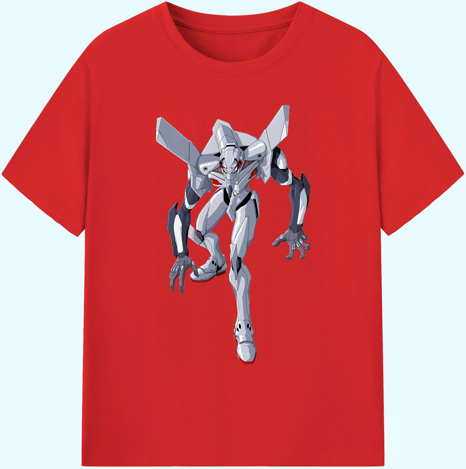 （画像用） EVA 新世紀エヴァンゲリオン 綿100％ メンズ半袖Tシャツ｜肌触りやわらか＆通気性