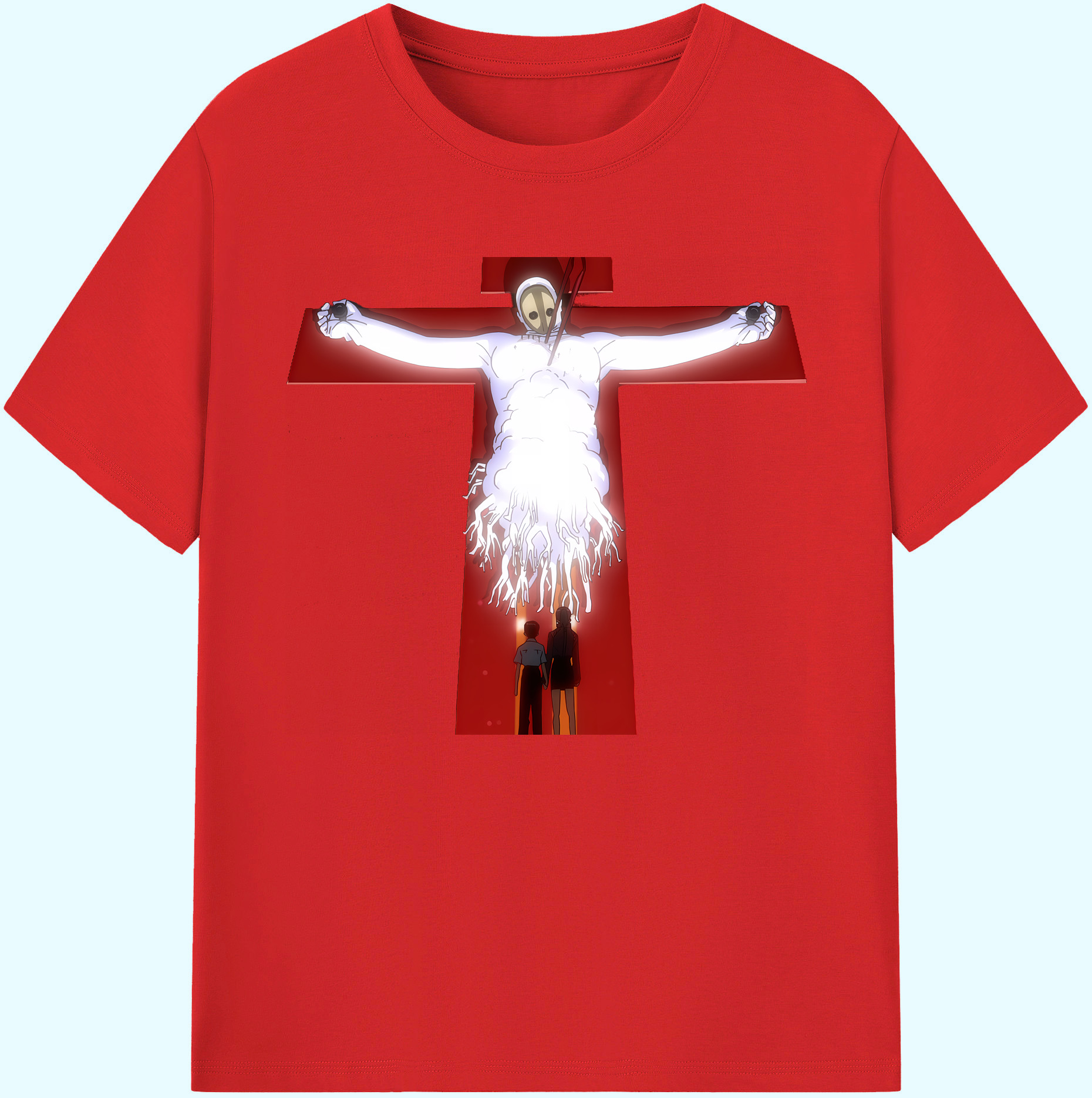 （画像用） EVA 新世紀エヴァンゲリオン 綿100％ メンズ半袖Tシャツ｜肌触りやわらか＆通気性