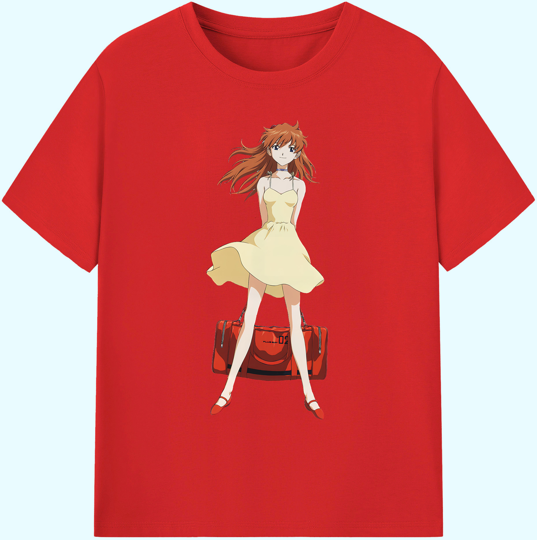 （画像用） EVA 新世紀エヴァンゲリオン 綿100％ メンズ半袖Tシャツ｜肌触りやわらか＆通気性