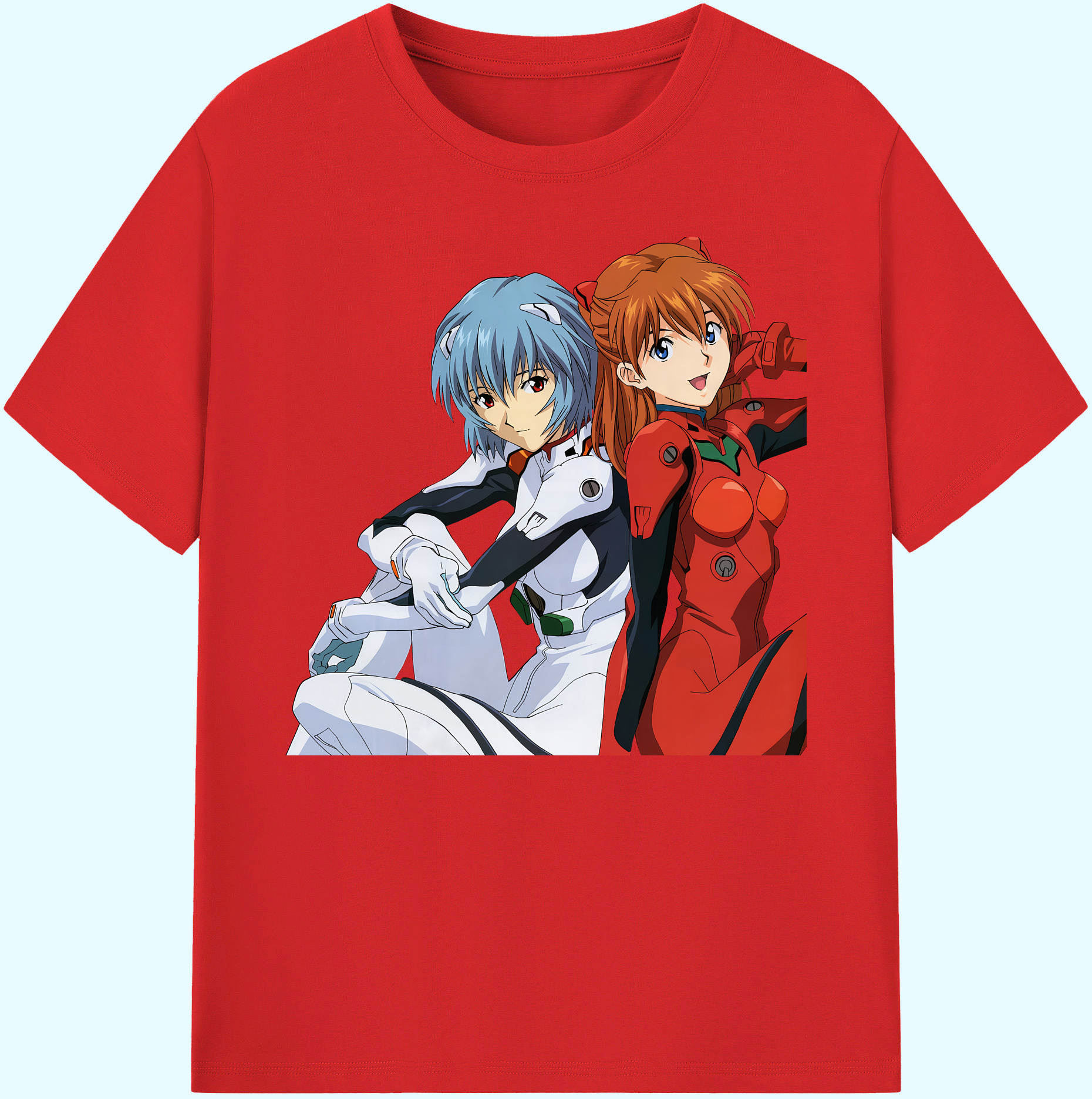 （画像用） EVA 新世紀エヴァンゲリオン 綿100％ メンズ半袖Tシャツ｜肌触りやわらか＆通気性