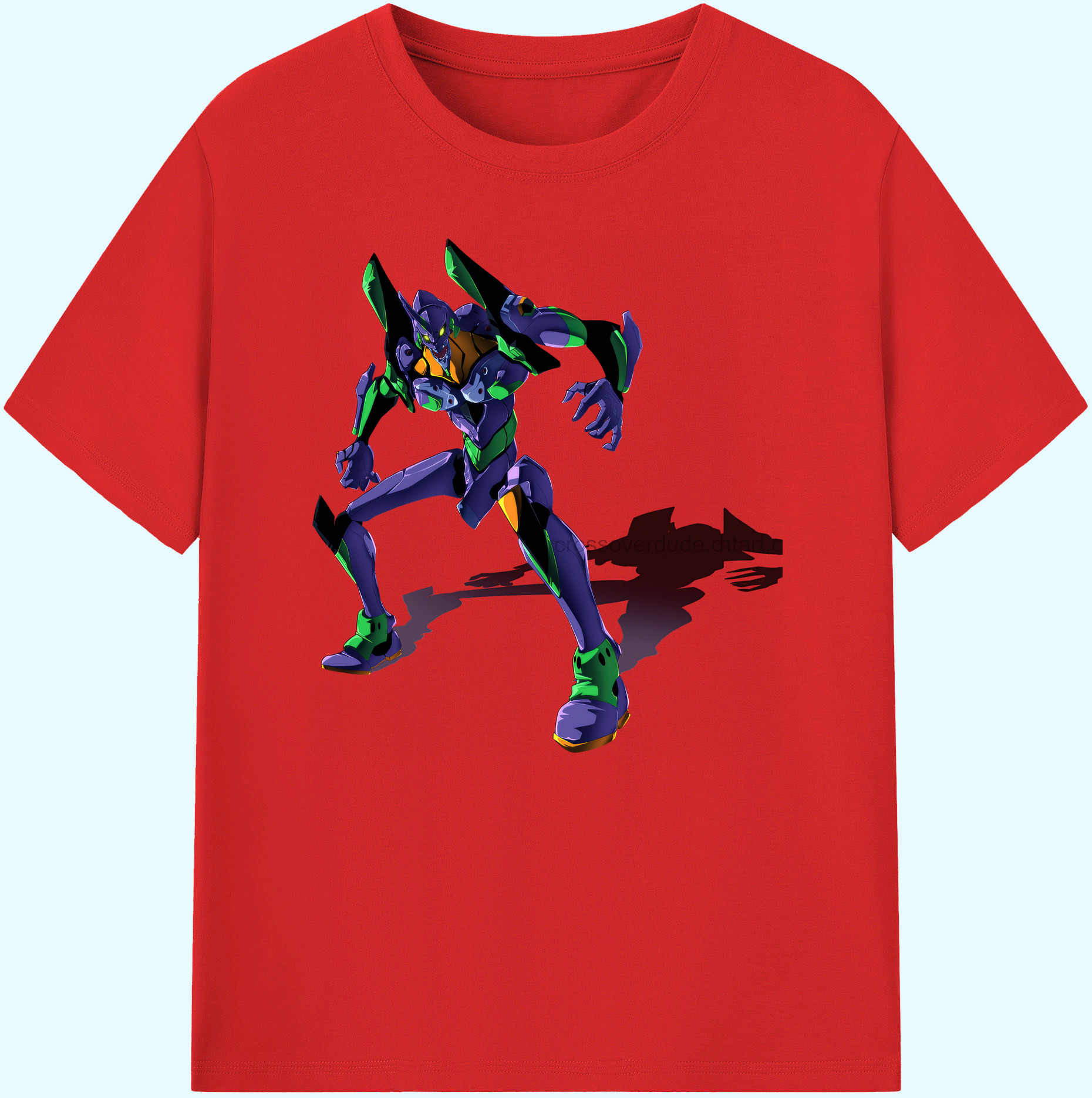 （画像用） EVA 新世紀エヴァンゲリオン 綿100％ メンズ半袖Tシャツ｜肌触りやわらか＆通気性