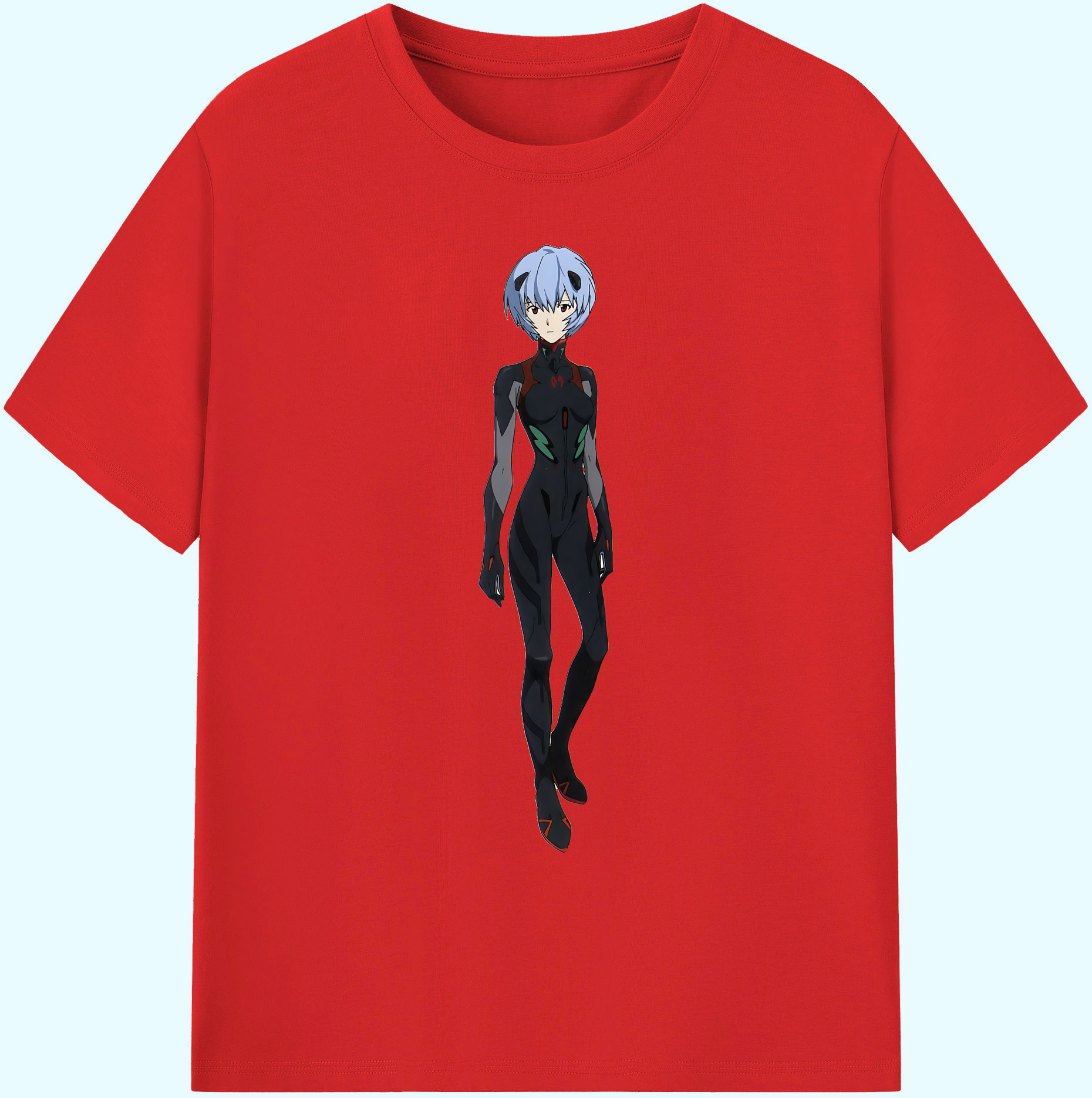 （画像用） EVA 新世紀エヴァンゲリオン 綿100％ メンズ半袖Tシャツ｜肌触りやわらか＆通気性
