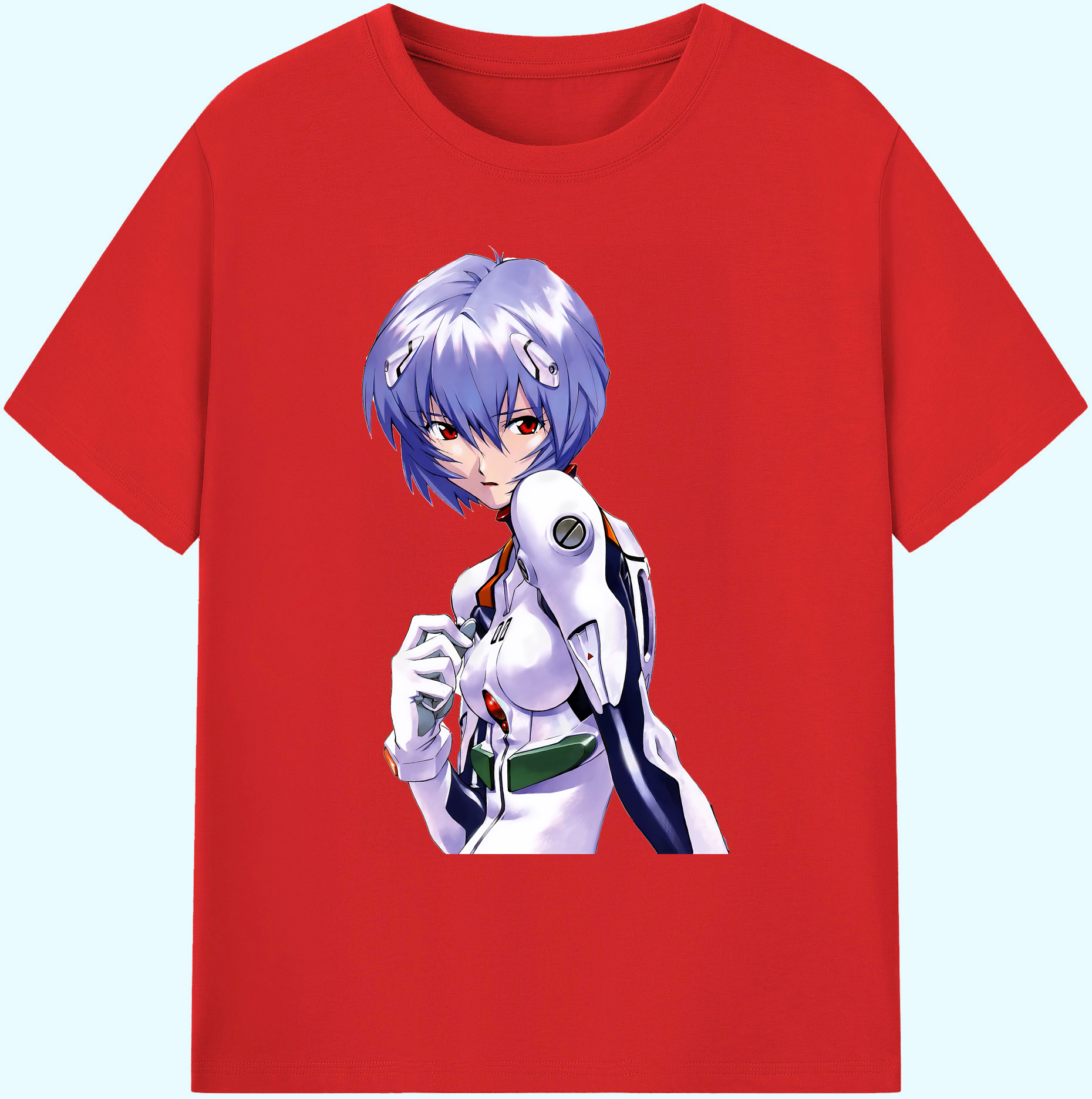 （画像用） EVA 新世紀エヴァンゲリオン 綿100％ メンズ半袖Tシャツ｜肌触りやわらか＆通気性