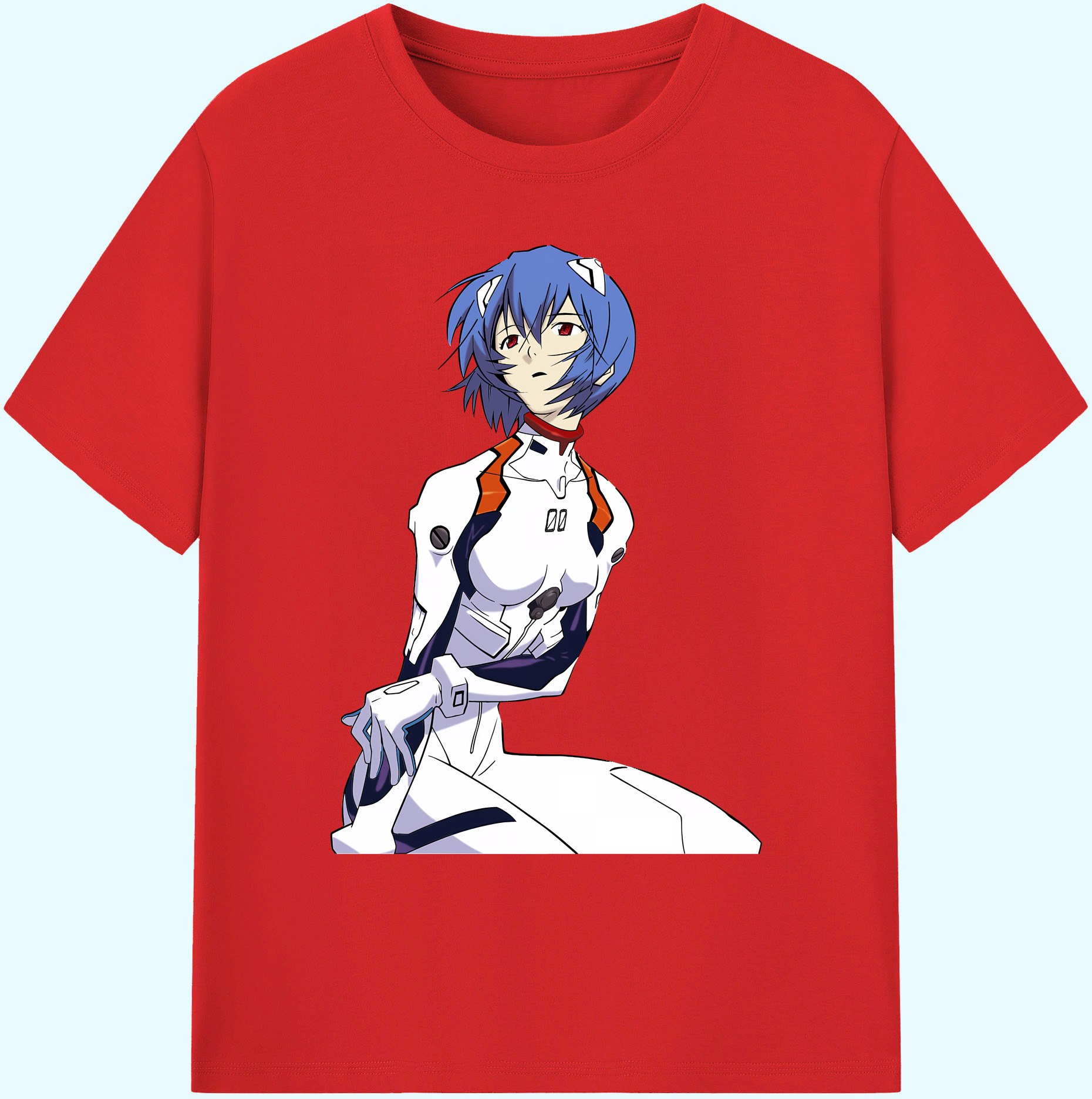 （画像用） EVA 新世紀エヴァンゲリオン 綿100％ メンズ半袖Tシャツ｜肌触りやわらか＆通気性