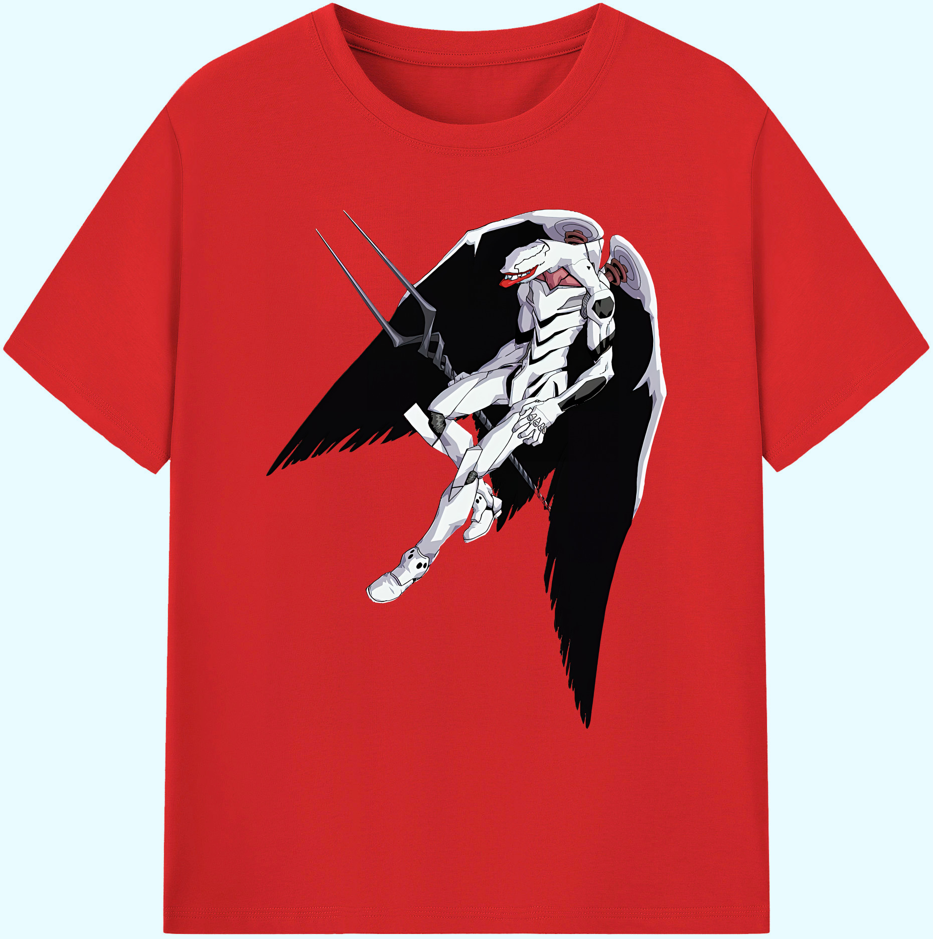 （画像用） EVA 新世紀エヴァンゲリオン 綿100％ メンズ半袖Tシャツ｜肌触りやわらか＆通気性