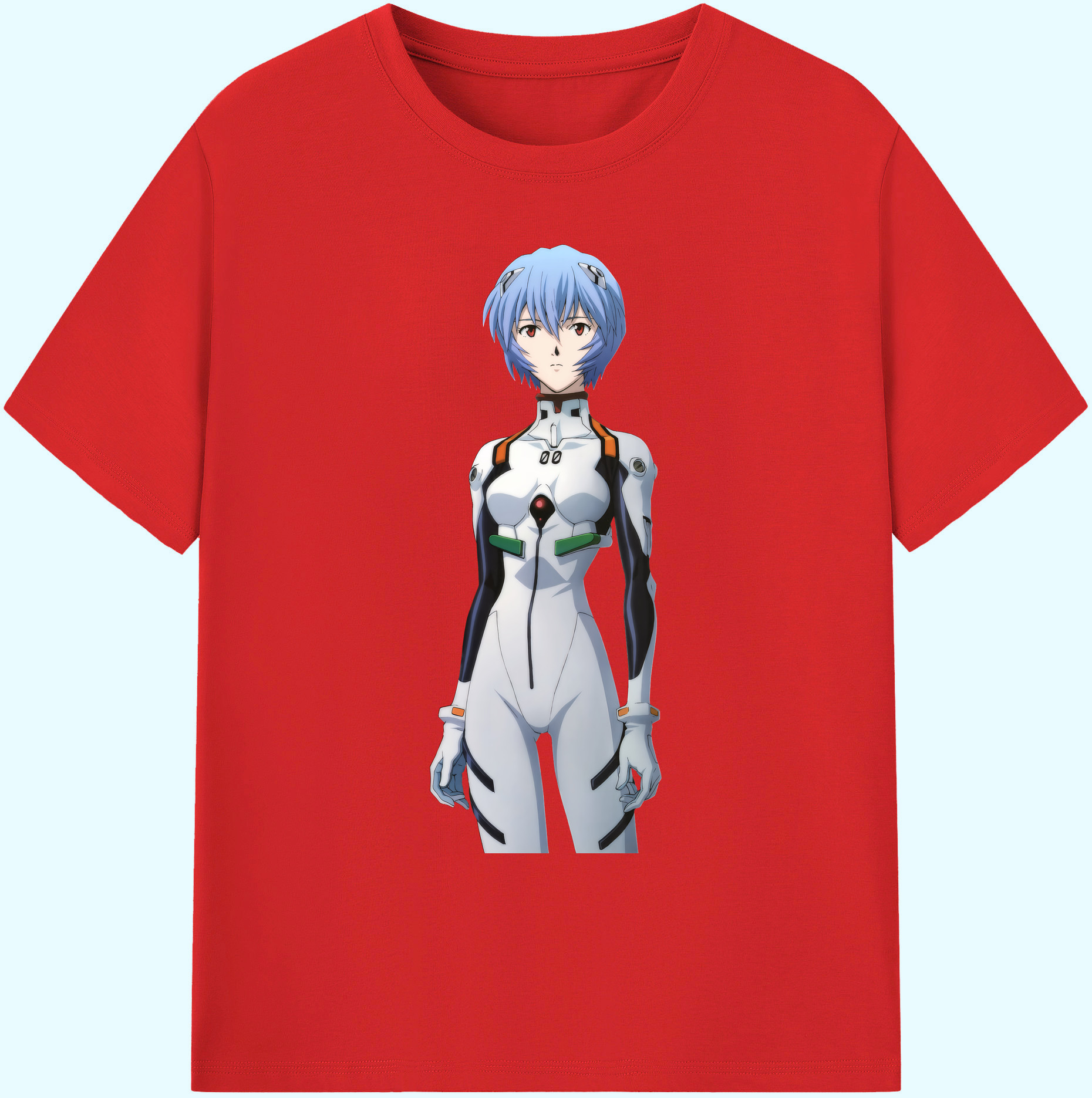 （画像用） EVA 新世紀エヴァンゲリオン 綿100％ メンズ半袖Tシャツ｜肌触りやわらか＆通気性