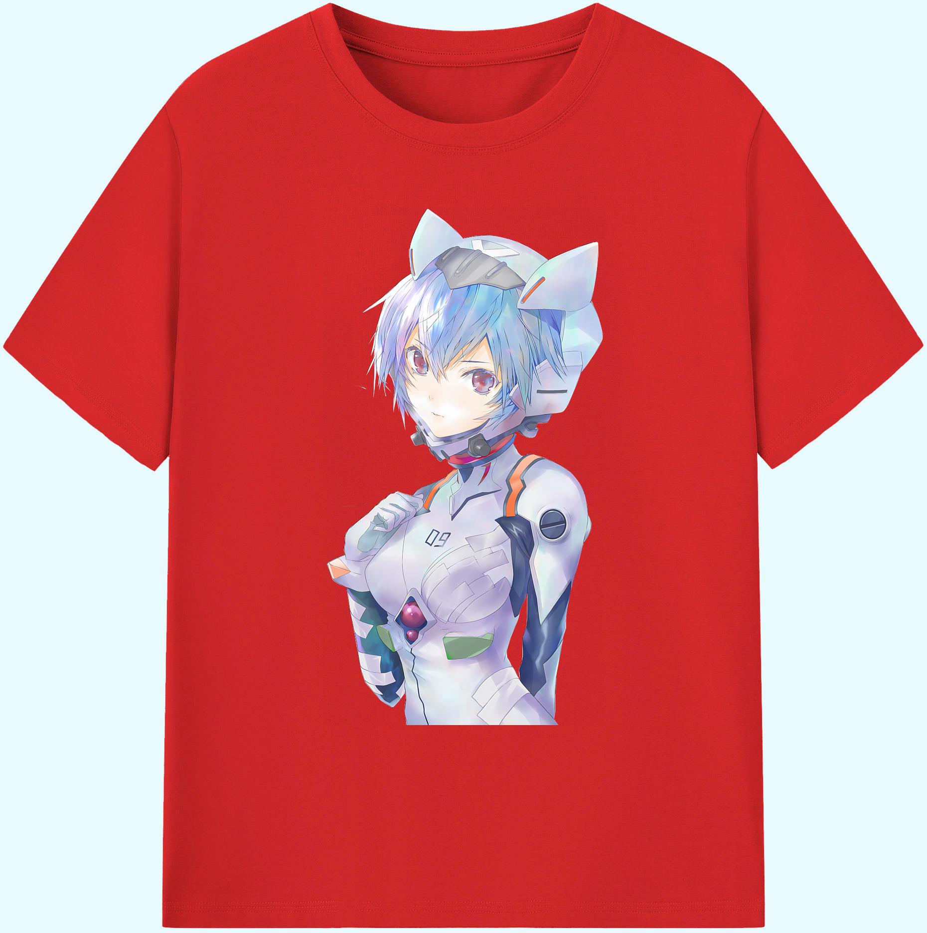 （画像用） EVA 新世紀エヴァンゲリオン 綿100％ メンズ半袖Tシャツ｜肌触りやわらか＆通気性