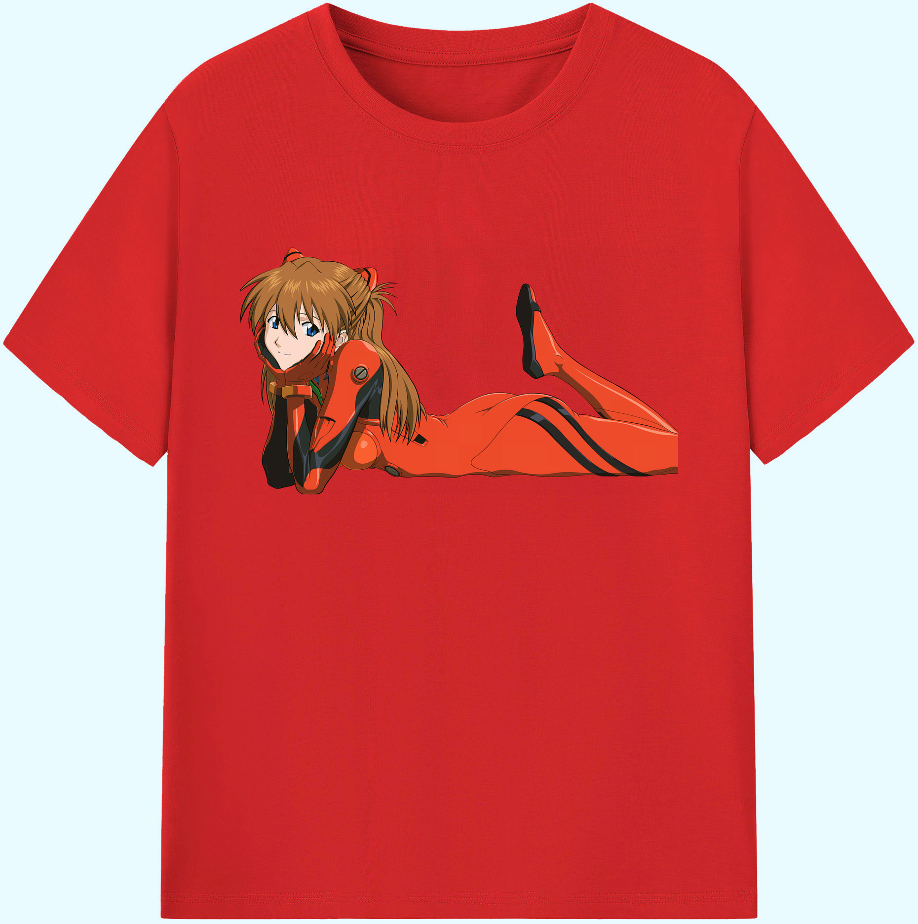 （画像用） EVA 新世紀エヴァンゲリオン 綿100％ メンズ半袖Tシャツ｜肌触りやわらか＆通気性