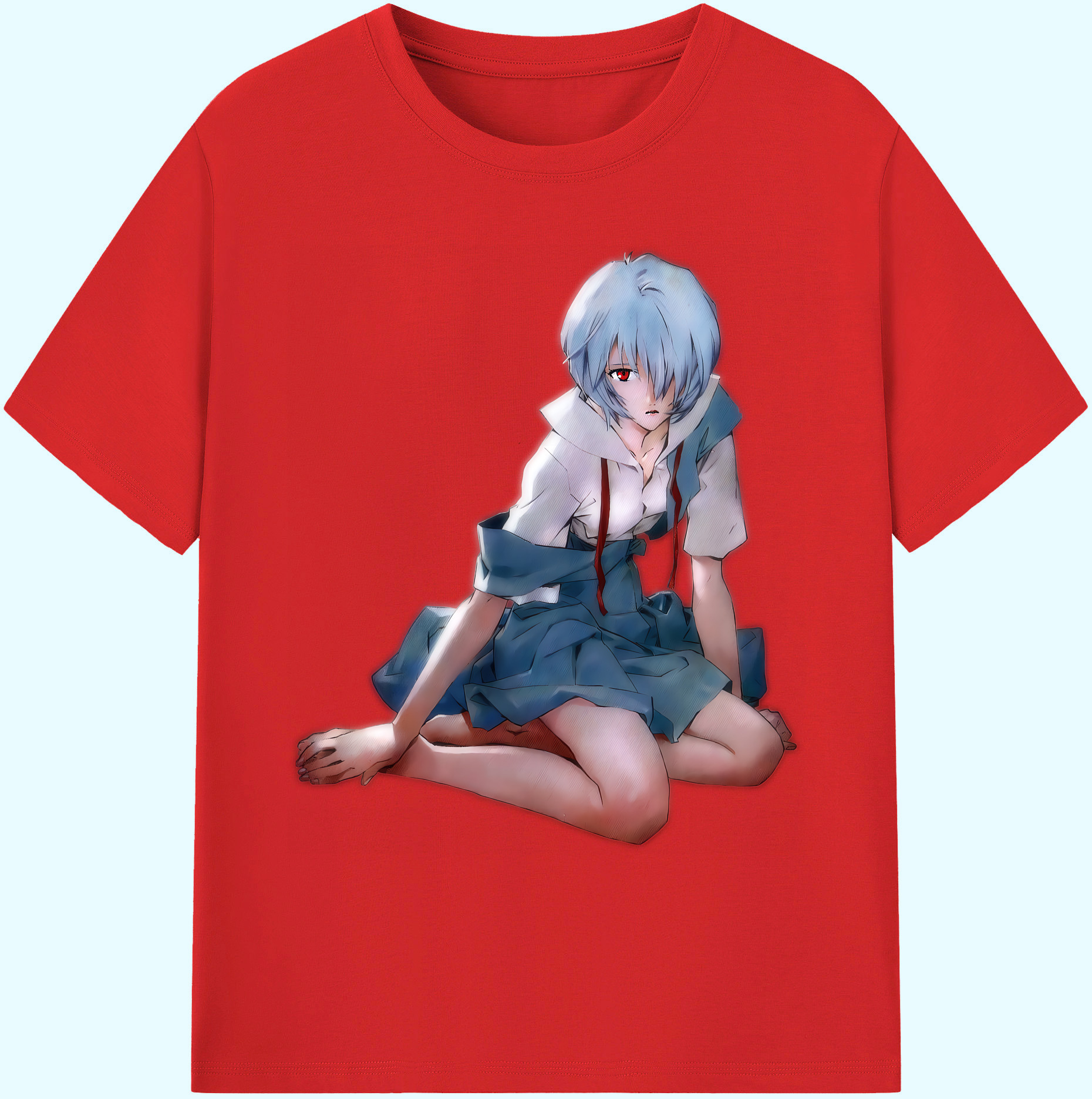 （画像用） EVA 新世紀エヴァンゲリオン 綿100％ メンズ半袖Tシャツ｜肌触りやわらか＆通気性