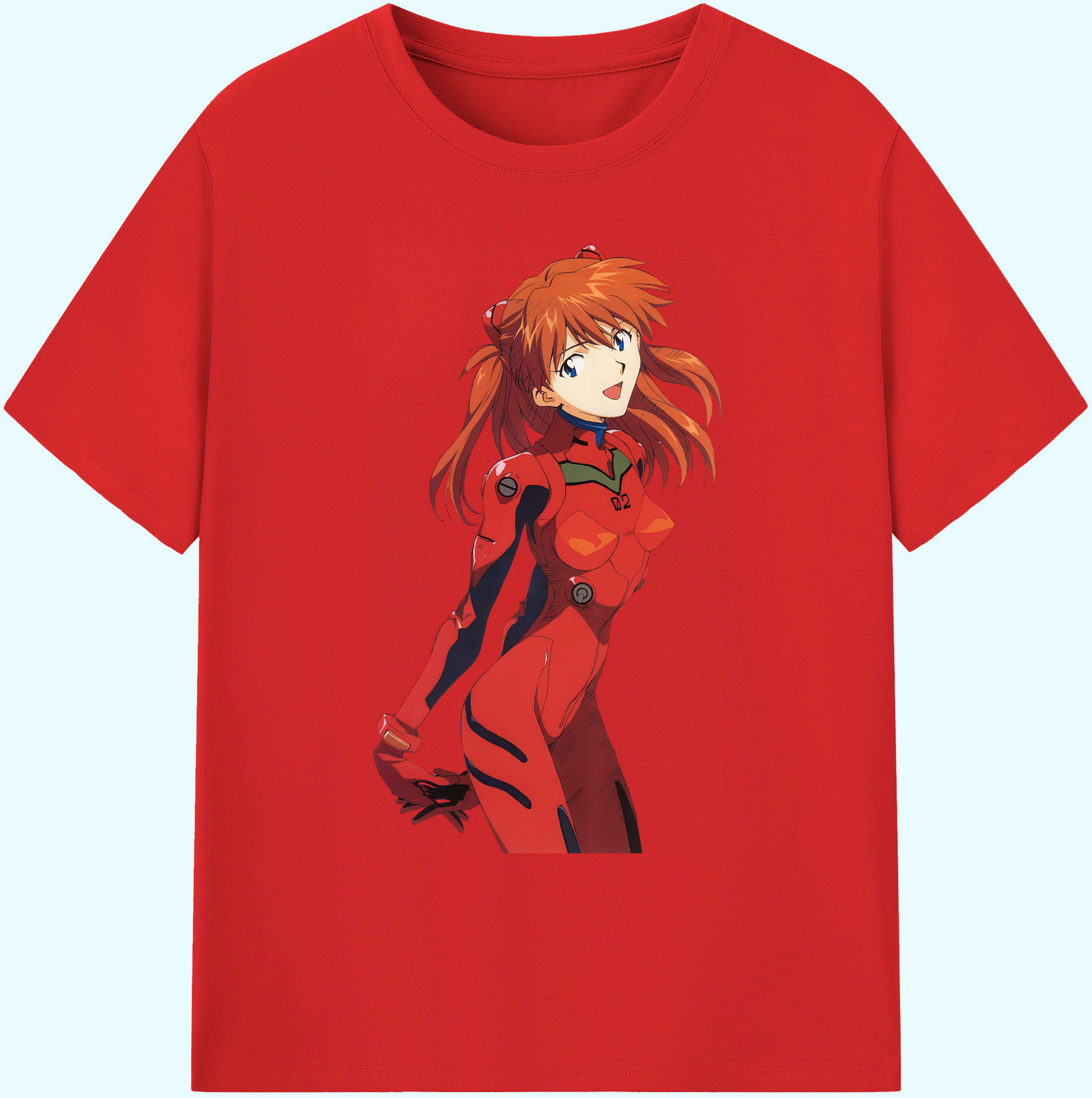 （画像用） EVA 新世紀エヴァンゲリオン 綿100％ メンズ半袖Tシャツ｜肌触りやわらか＆通気性