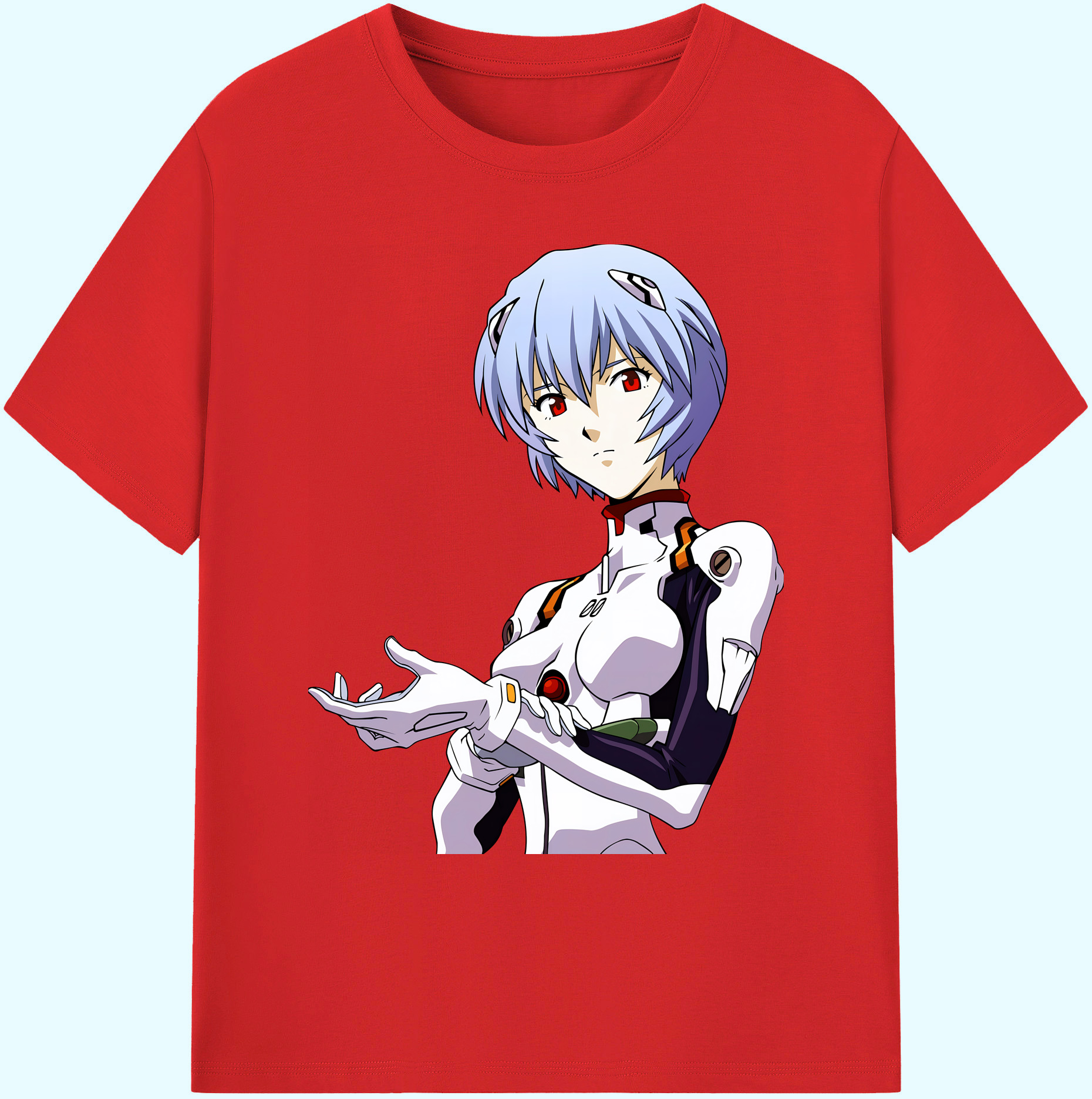 （画像用） EVA 新世紀エヴァンゲリオン 綿100％ メンズ半袖Tシャツ｜肌触りやわらか＆通気性