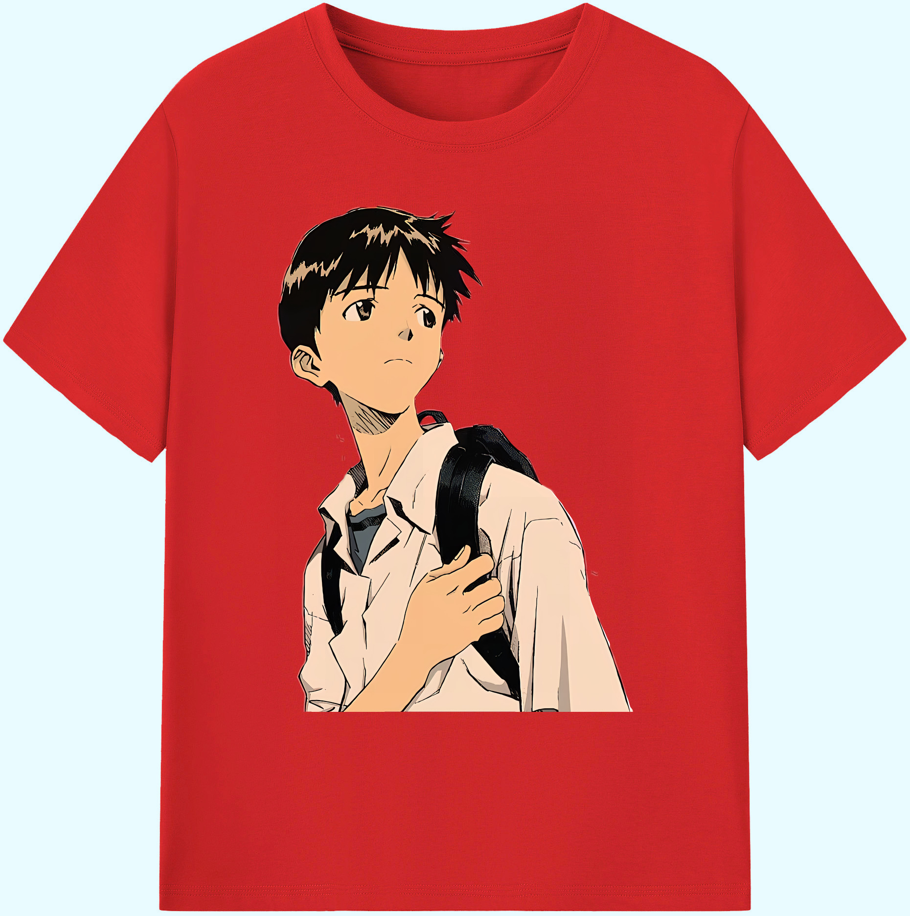 （画像用） EVA 新世紀エヴァンゲリオン 綿100％ メンズ半袖Tシャツ｜肌触りやわらか＆通気性