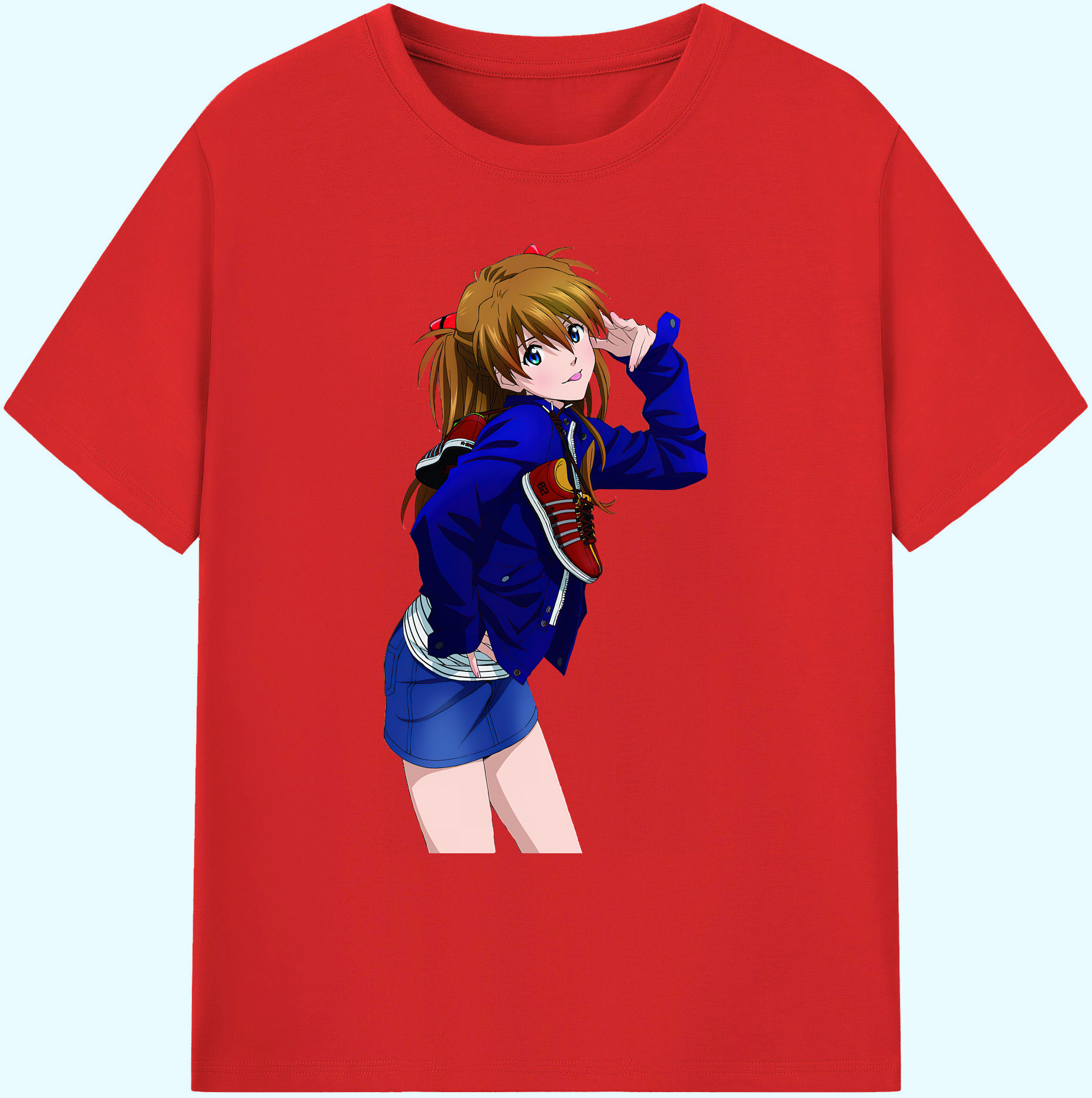 （画像用） EVA 新世紀エヴァンゲリオン 綿100％ メンズ半袖Tシャツ｜肌触りやわらか＆通気性