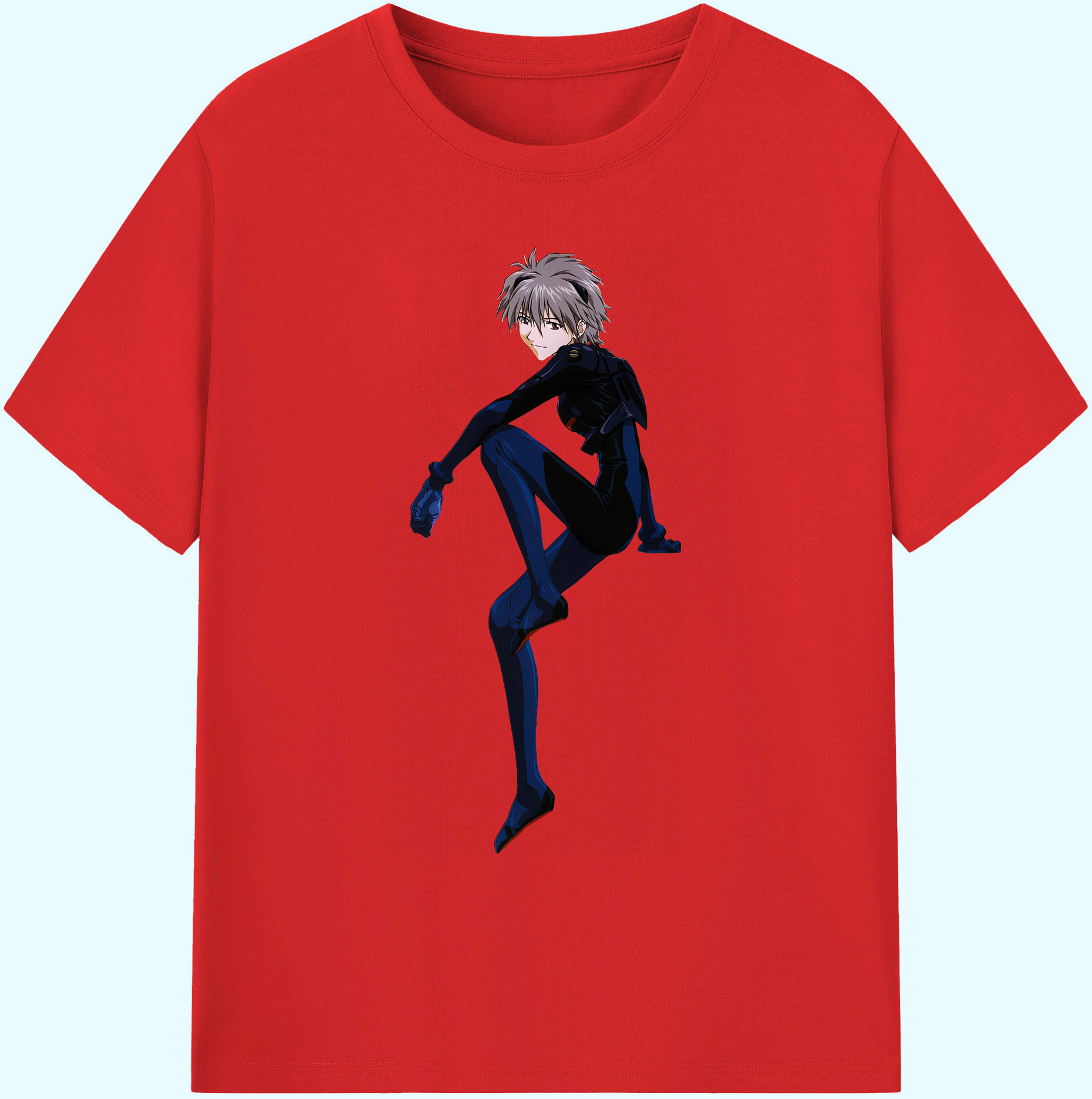 （画像用） EVA 新世紀エヴァンゲリオン 綿100％ メンズ半袖Tシャツ｜肌触りやわらか＆通気性