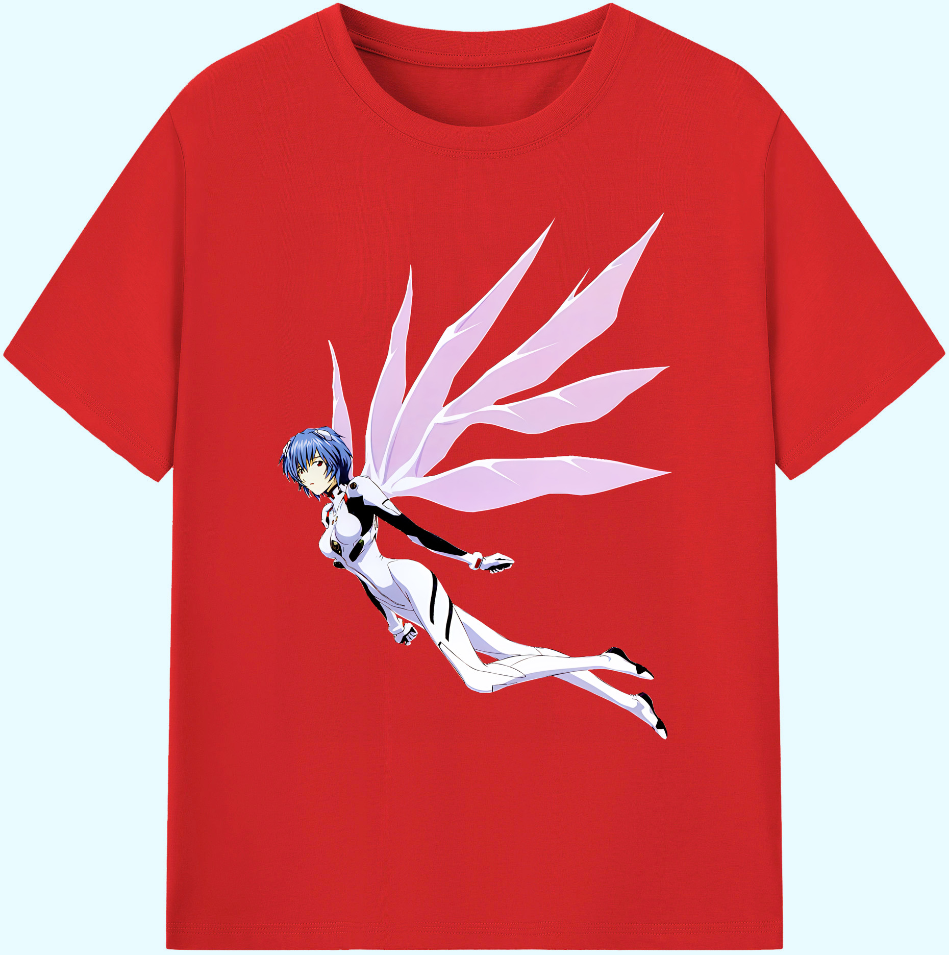 （画像用） EVA 新世紀エヴァンゲリオン 綿100％ メンズ半袖Tシャツ｜肌触りやわらか＆通気性