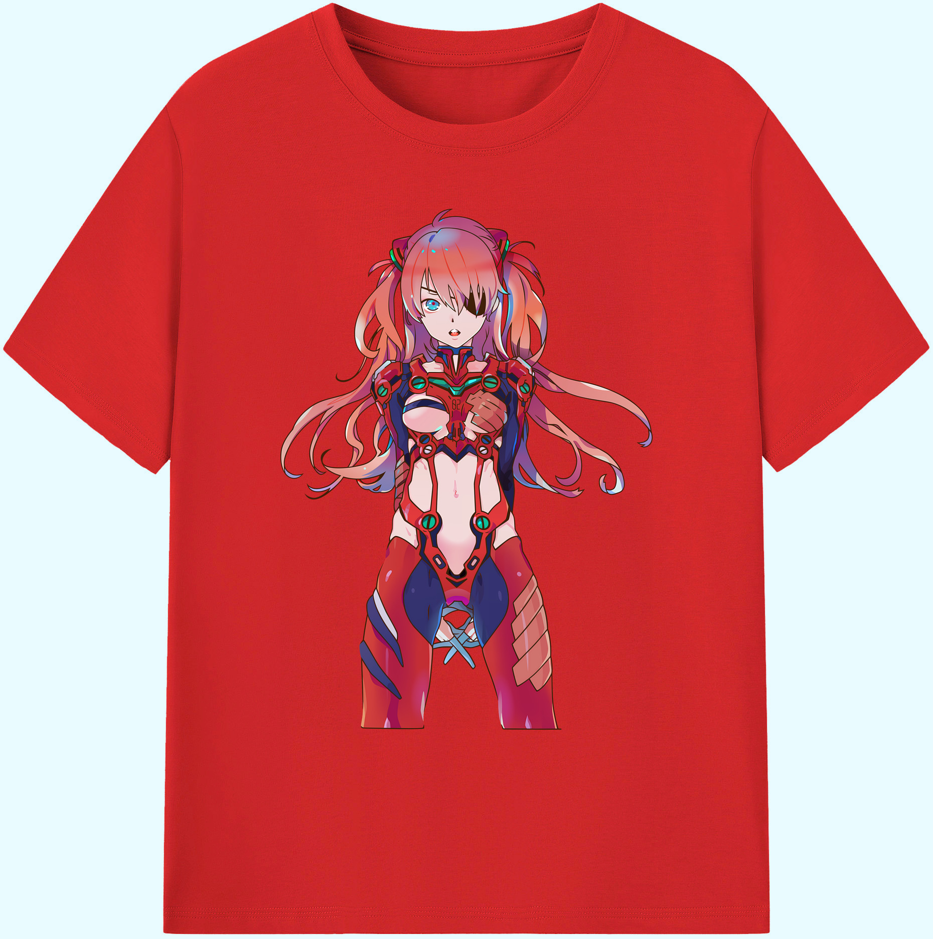 （画像用） EVA 新世紀エヴァンゲリオン 綿100％ メンズ半袖Tシャツ｜肌触りやわらか＆通気性