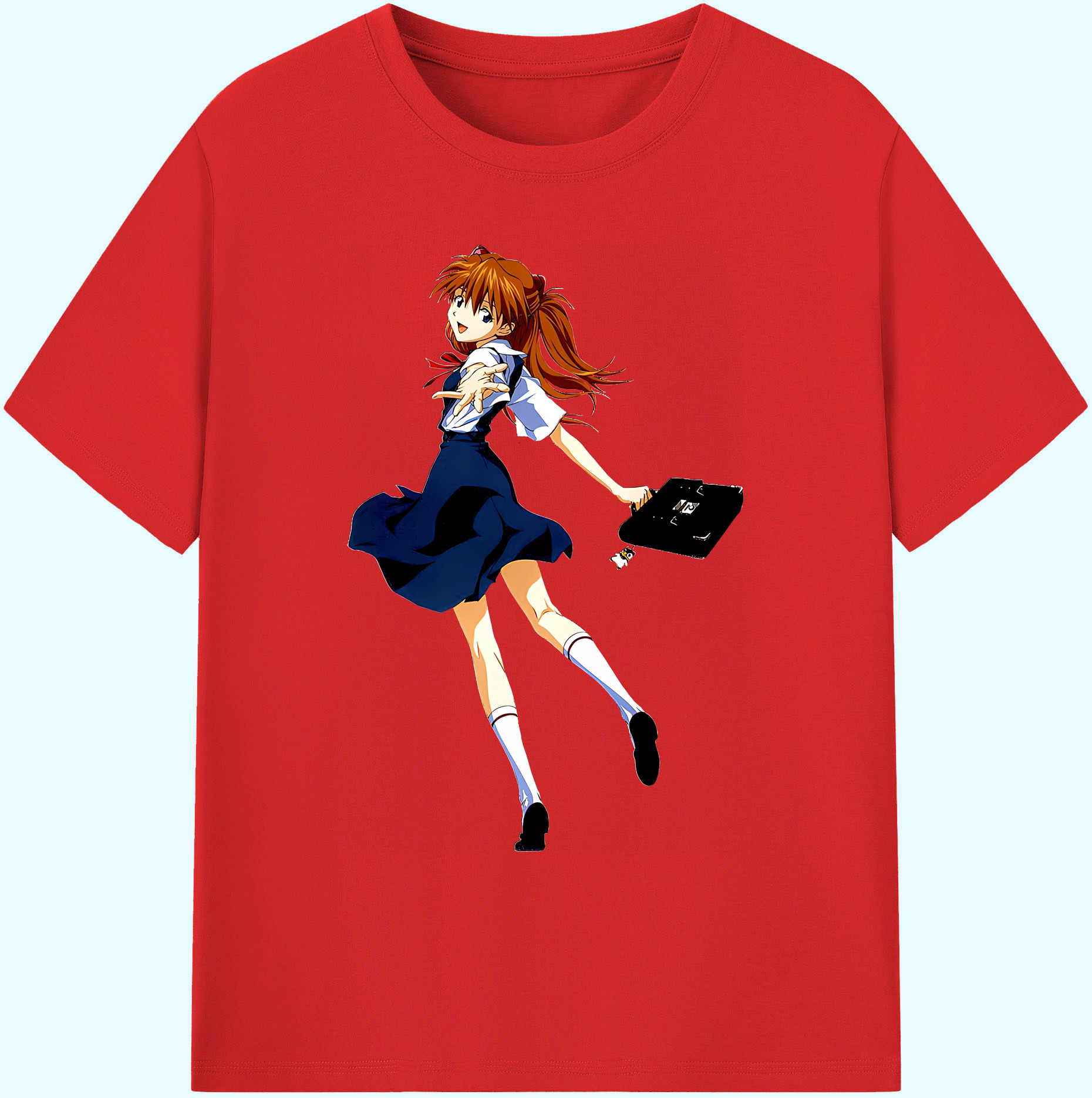 （画像用） EVA 新世紀エヴァンゲリオン 綿100％ メンズ半袖Tシャツ｜肌触りやわらか＆通気性
