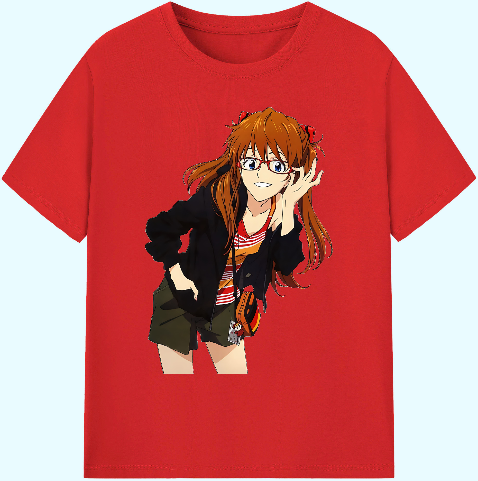 （画像用） EVA 新世紀エヴァンゲリオン 綿100％ メンズ半袖Tシャツ｜肌触りやわらか＆通気性