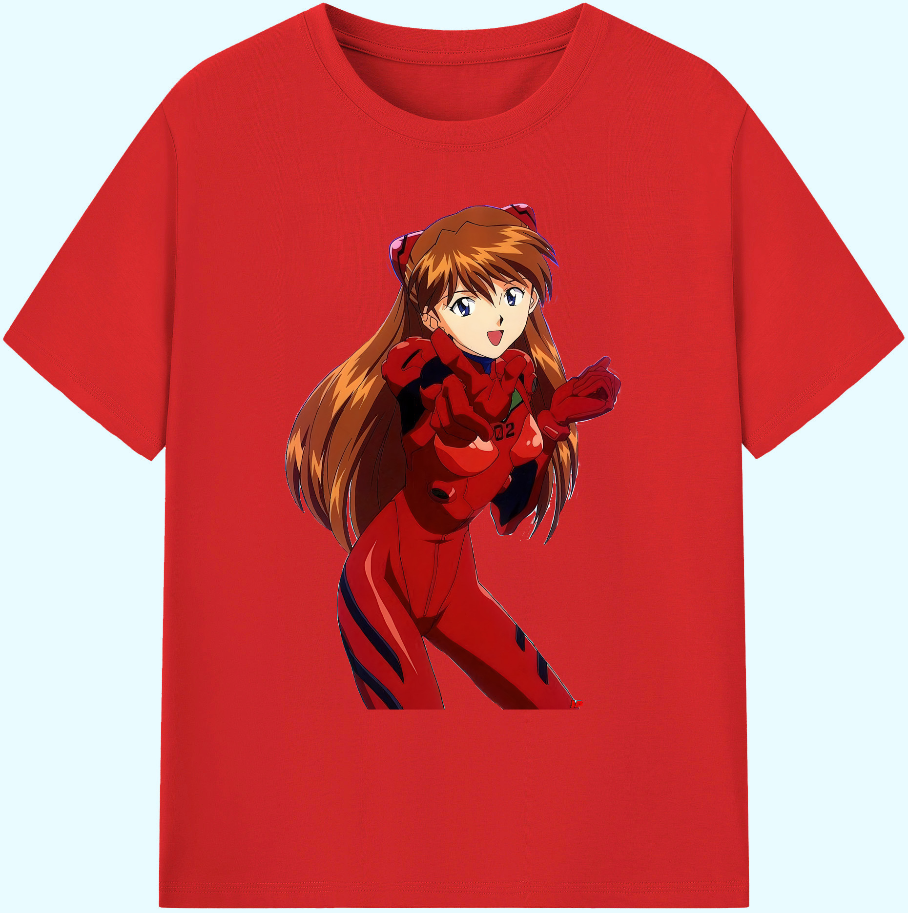 （画像用） EVA 新世紀エヴァンゲリオン 綿100％ メンズ半袖Tシャツ｜肌触りやわらか＆通気性