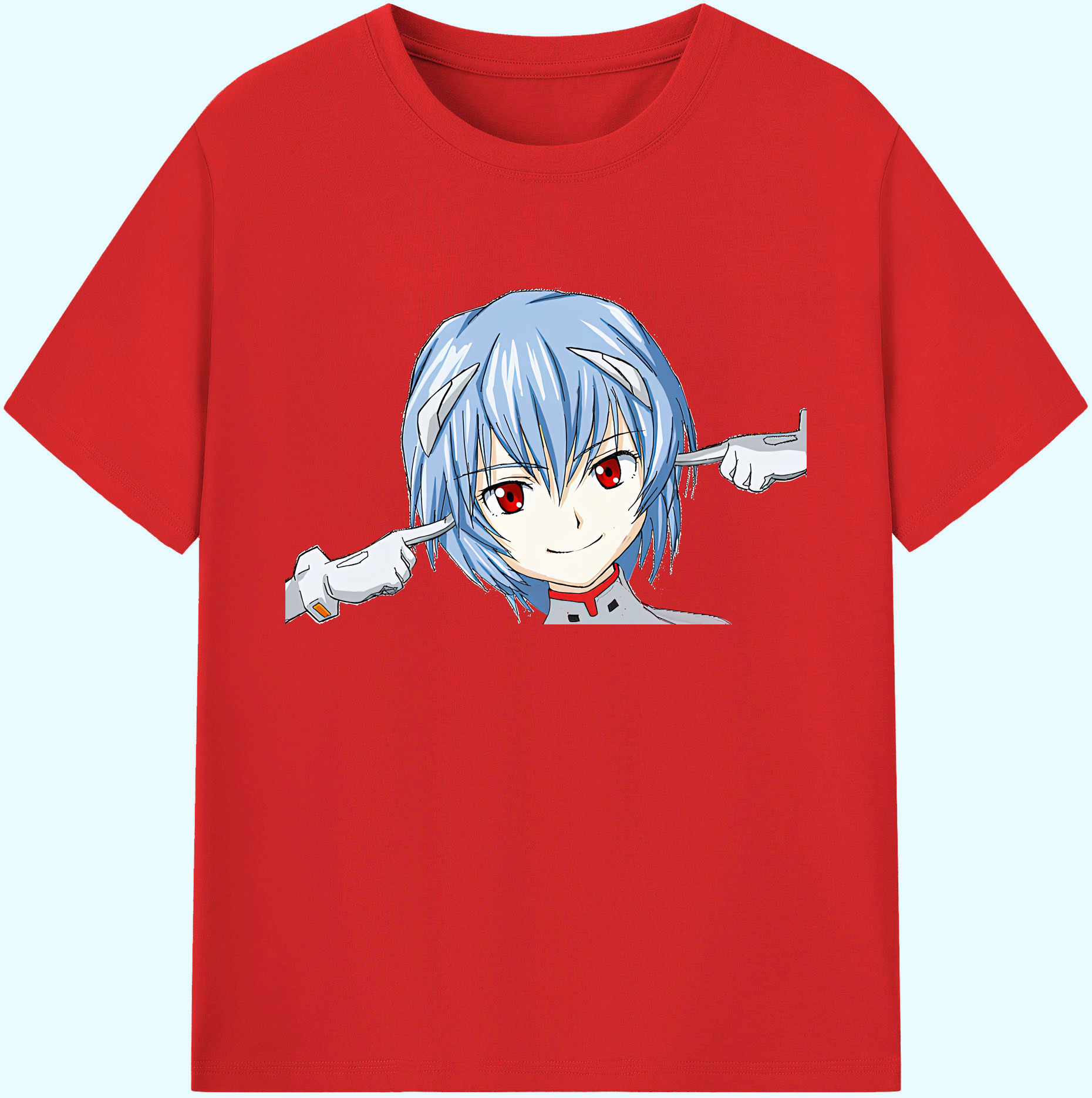 （画像用） EVA 新世紀エヴァンゲリオン 綿100％ メンズ半袖Tシャツ｜肌触りやわらか＆通気性