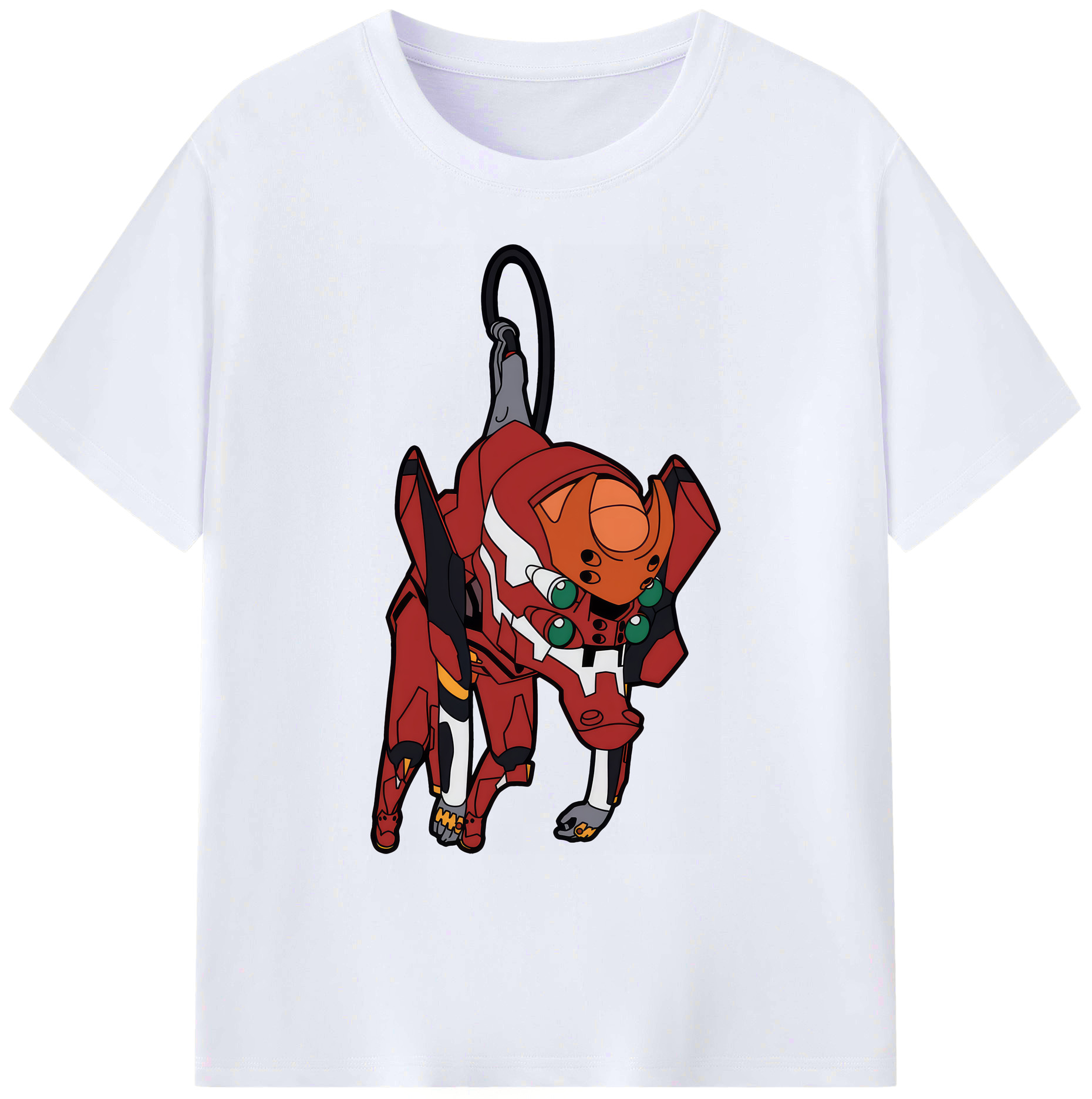 （画像用） EVA 新世紀エヴァンゲリオン 綿100％ メンズ半袖Tシャツ｜肌触りやわらか＆通気性