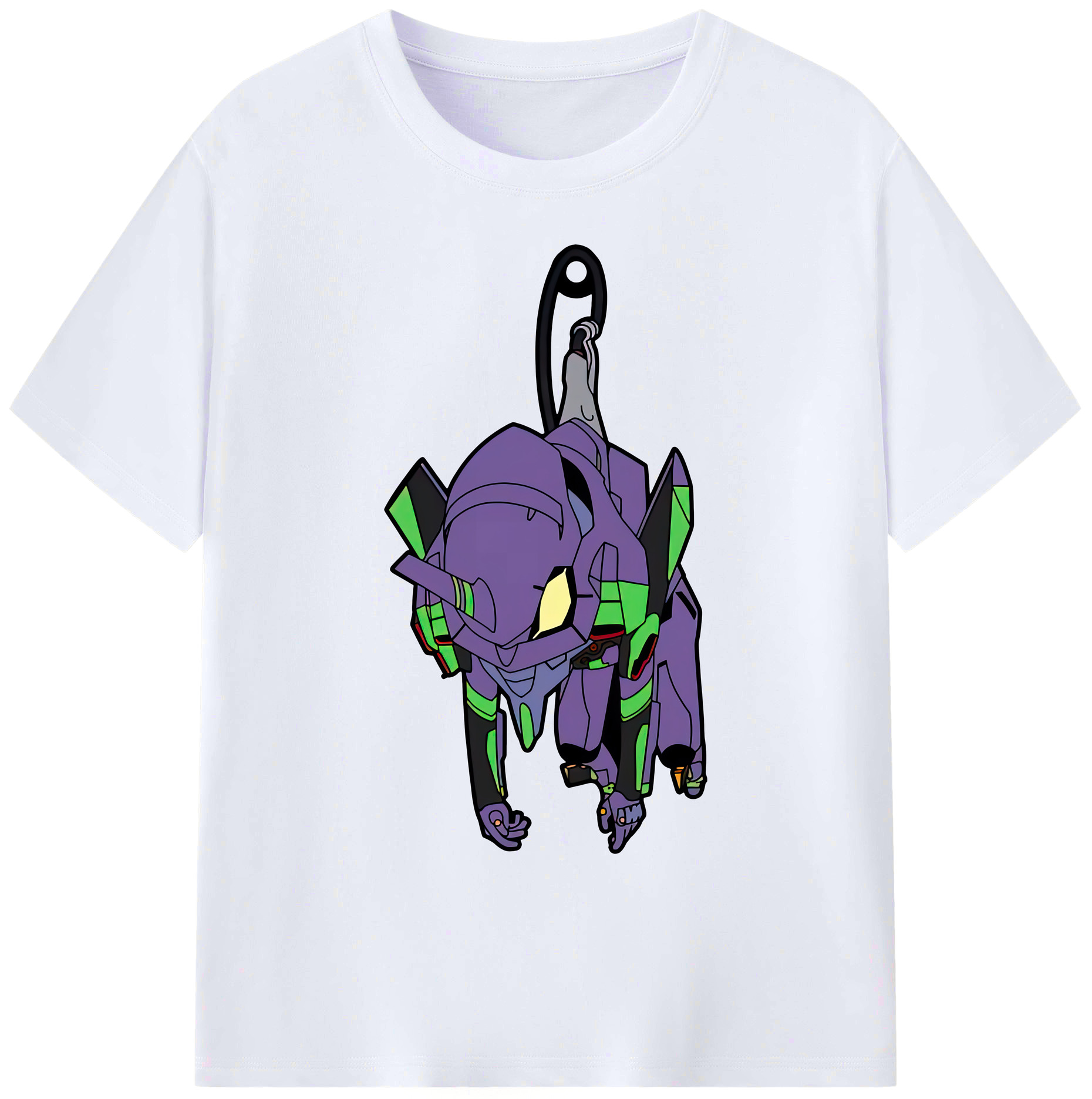 （画像用） EVA 新世紀エヴァンゲリオン 綿100％ メンズ半袖Tシャツ｜肌触りやわらか＆通気性