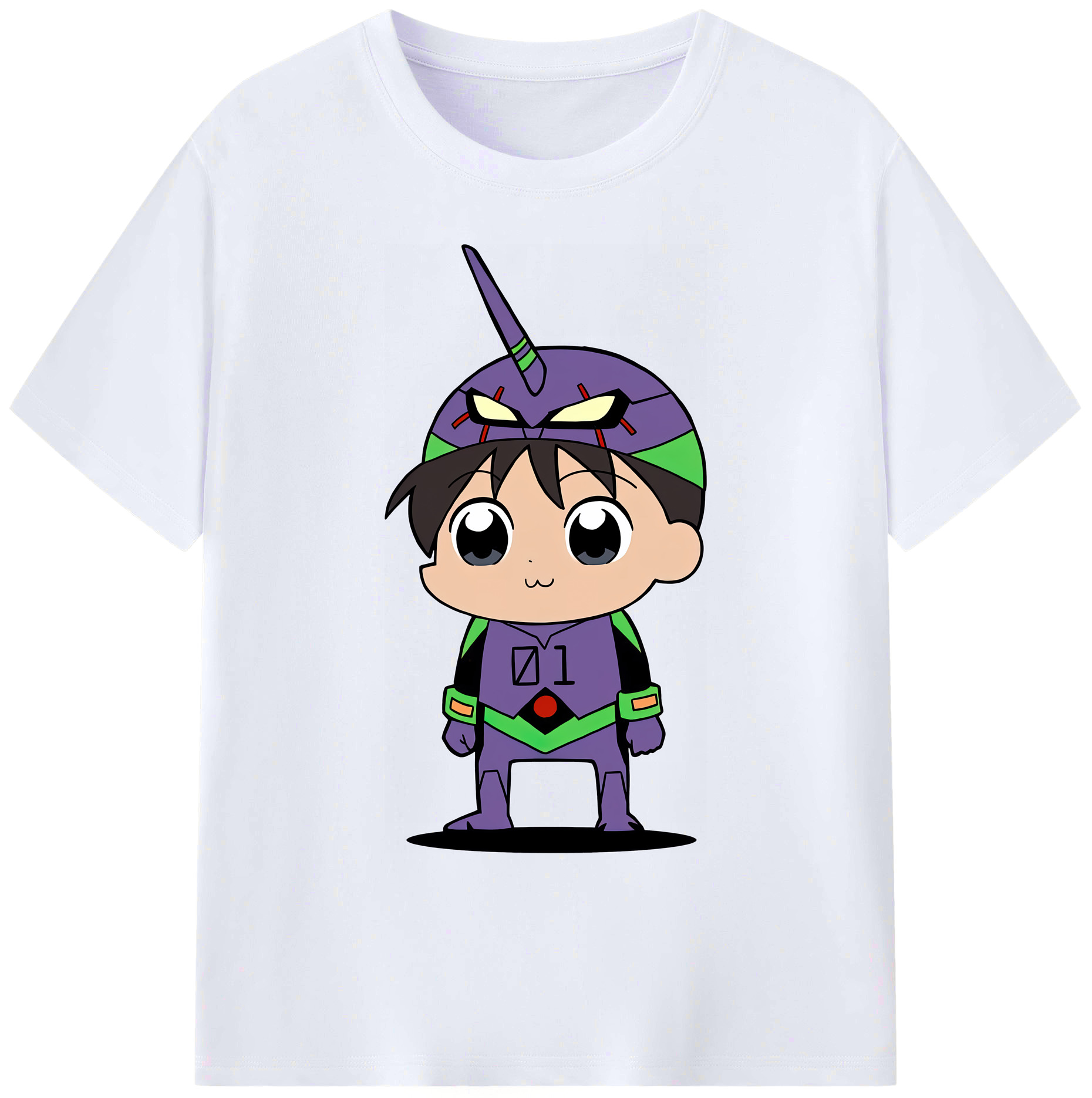 （画像用） EVA 新世紀エヴァンゲリオン 綿100％ メンズ半袖Tシャツ｜肌触りやわらか＆通気性