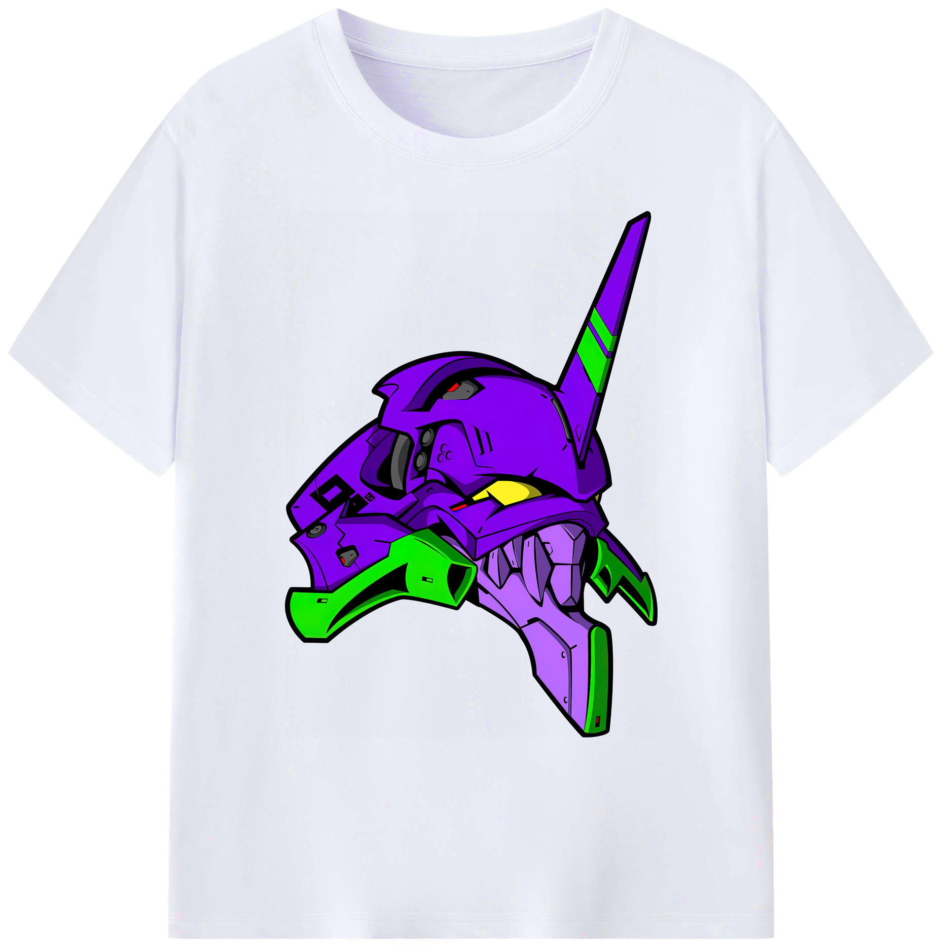 （画像用） EVA 新世紀エヴァンゲリオン 綿100％ メンズ半袖Tシャツ｜肌触りやわらか＆通気性