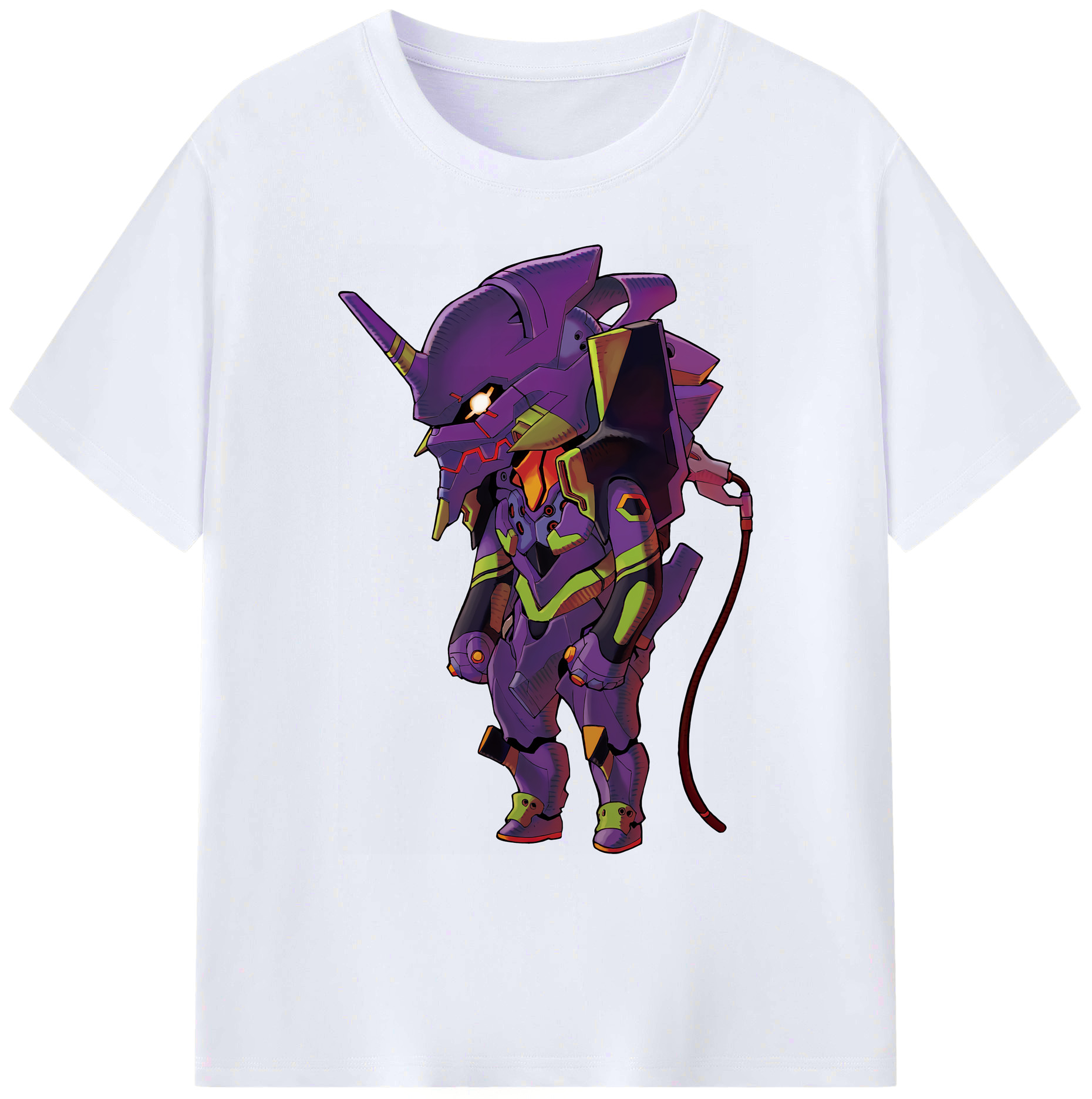 （画像用） EVA 新世紀エヴァンゲリオン 綿100％ メンズ半袖Tシャツ｜肌触りやわらか＆通気性