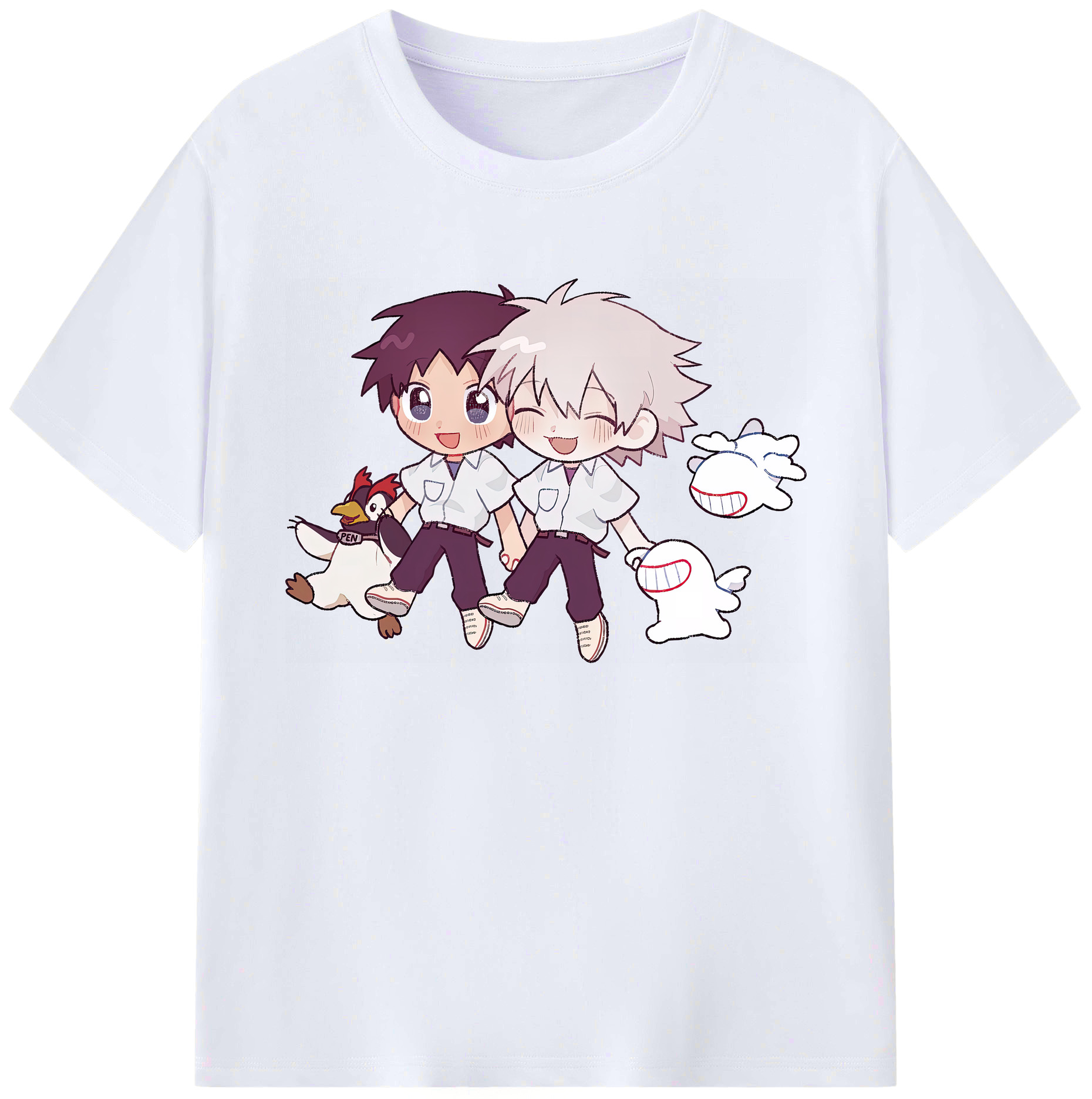 （画像用） EVA 新世紀エヴァンゲリオン 綿100％ メンズ半袖Tシャツ｜肌触りやわらか＆通気性