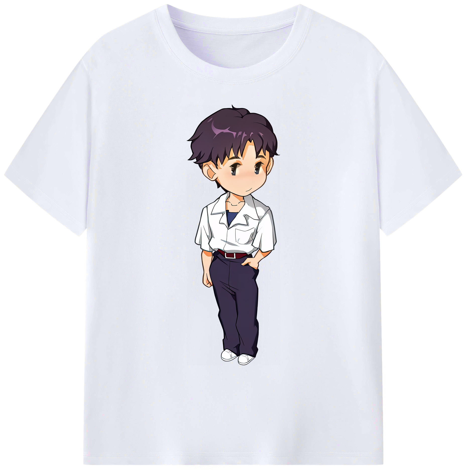 （画像用） EVA 新世紀エヴァンゲリオン 綿100％ メンズ半袖Tシャツ｜肌触りやわらか＆通気性
