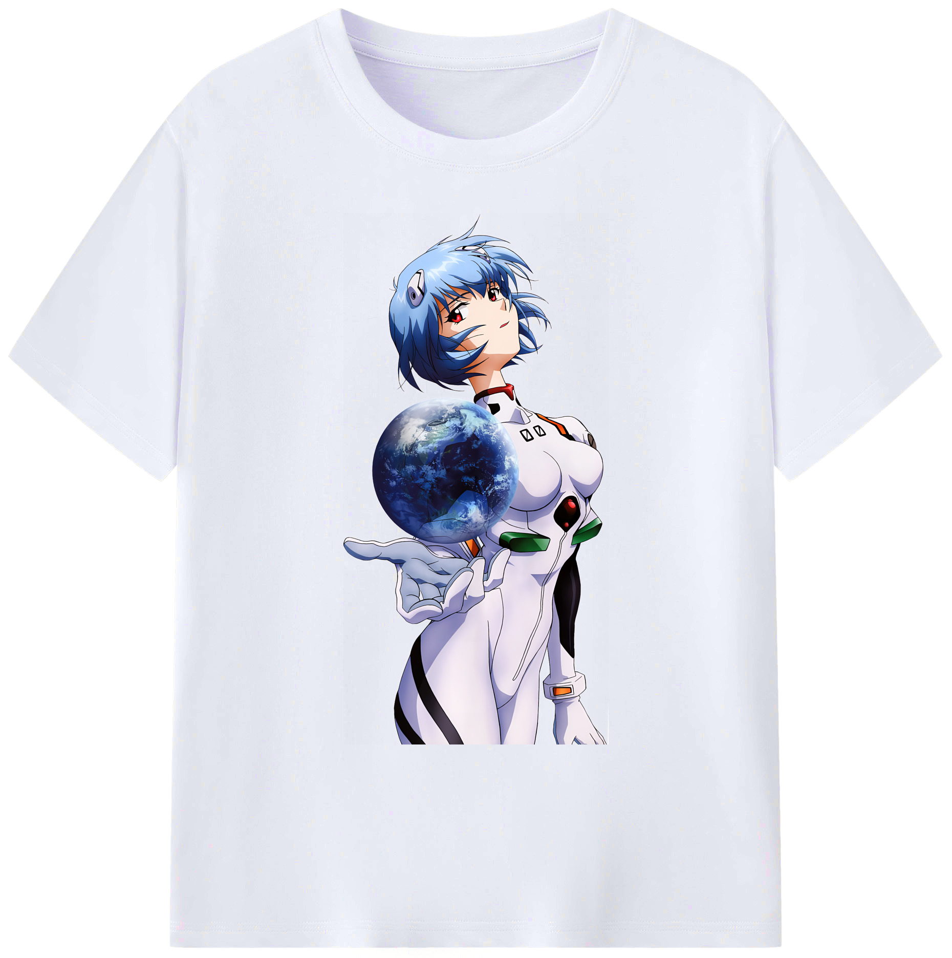 （画像用） EVA 新世紀エヴァンゲリオン 綿100％ メンズ半袖Tシャツ｜肌触りやわらか＆通気性
