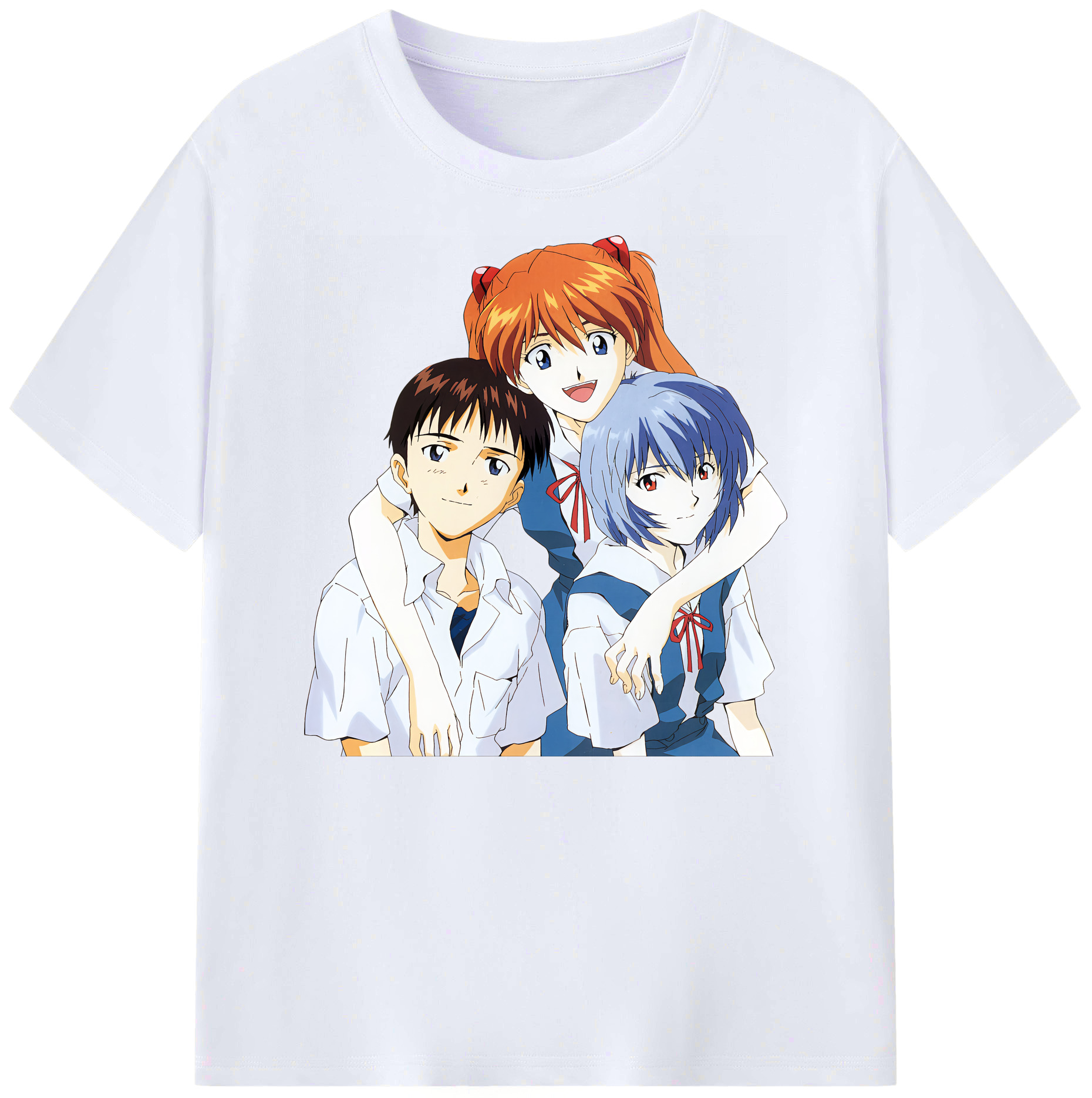 （画像用） EVA 新世紀エヴァンゲリオン 綿100％ メンズ半袖Tシャツ｜肌触りやわらか＆通気性