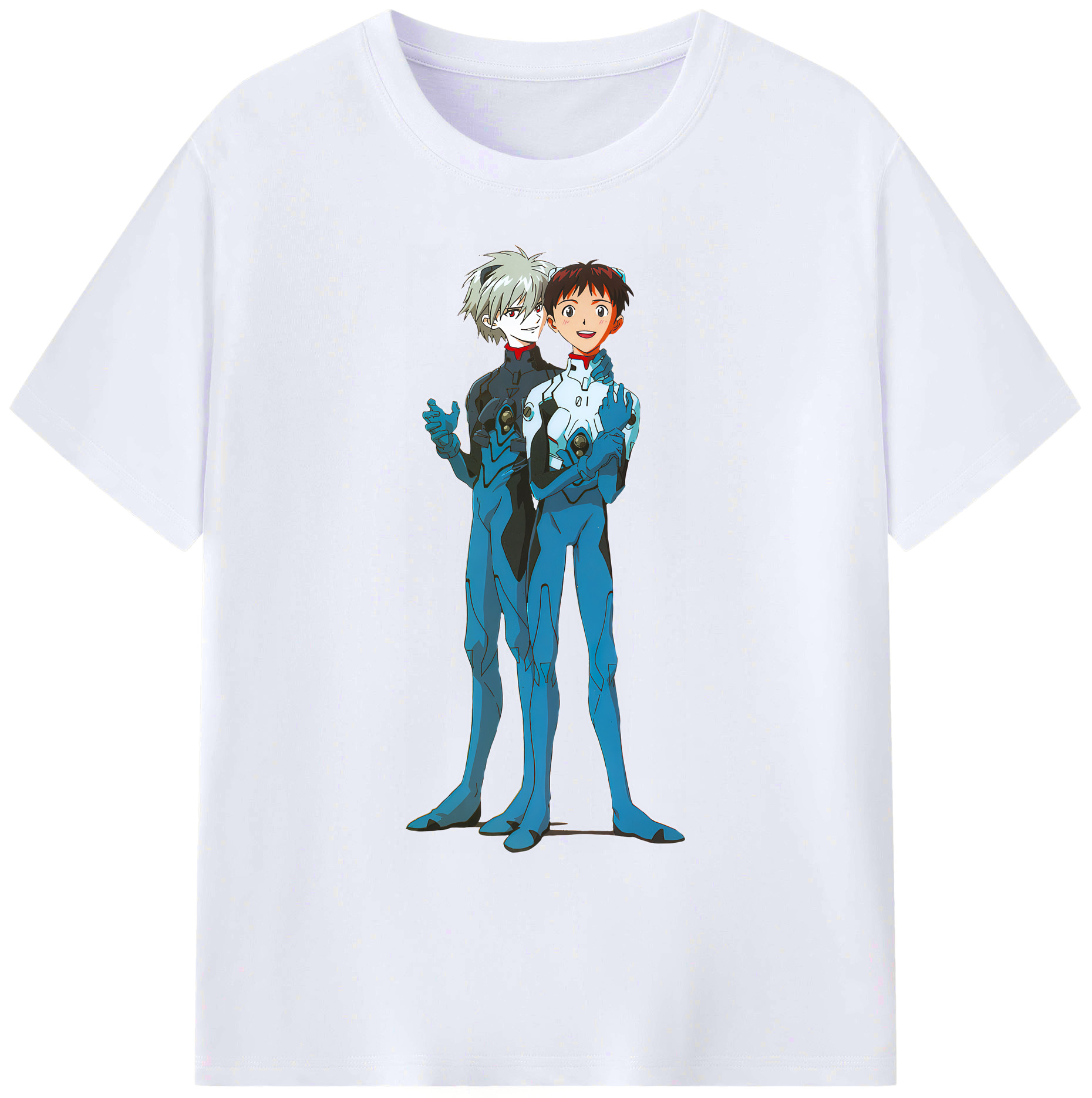 （画像用） EVA 新世紀エヴァンゲリオン 綿100％ メンズ半袖Tシャツ｜肌触りやわらか＆通気性