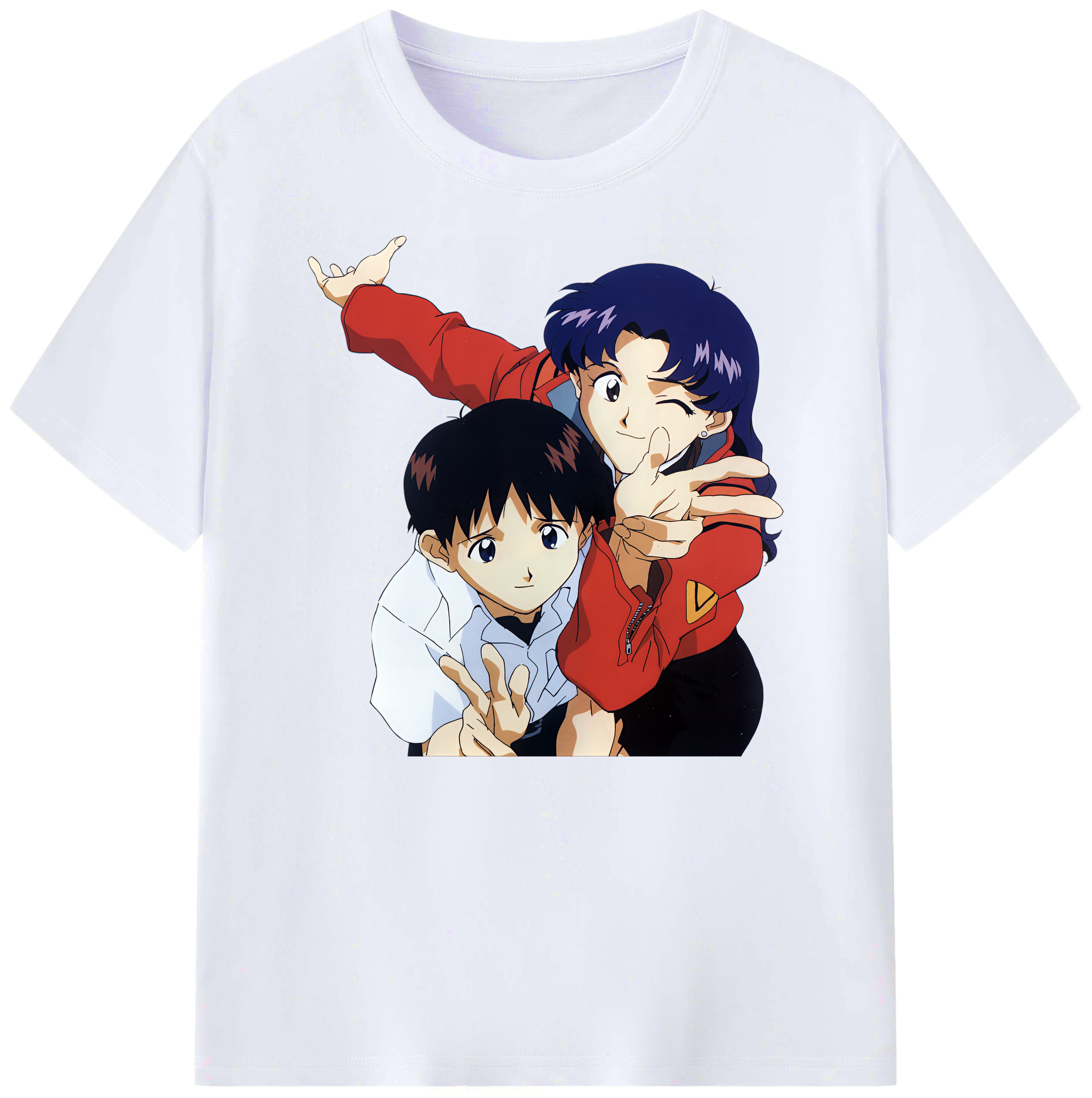 （画像用） EVA 新世紀エヴァンゲリオン 綿100％ メンズ半袖Tシャツ｜肌触りやわらか＆通気性