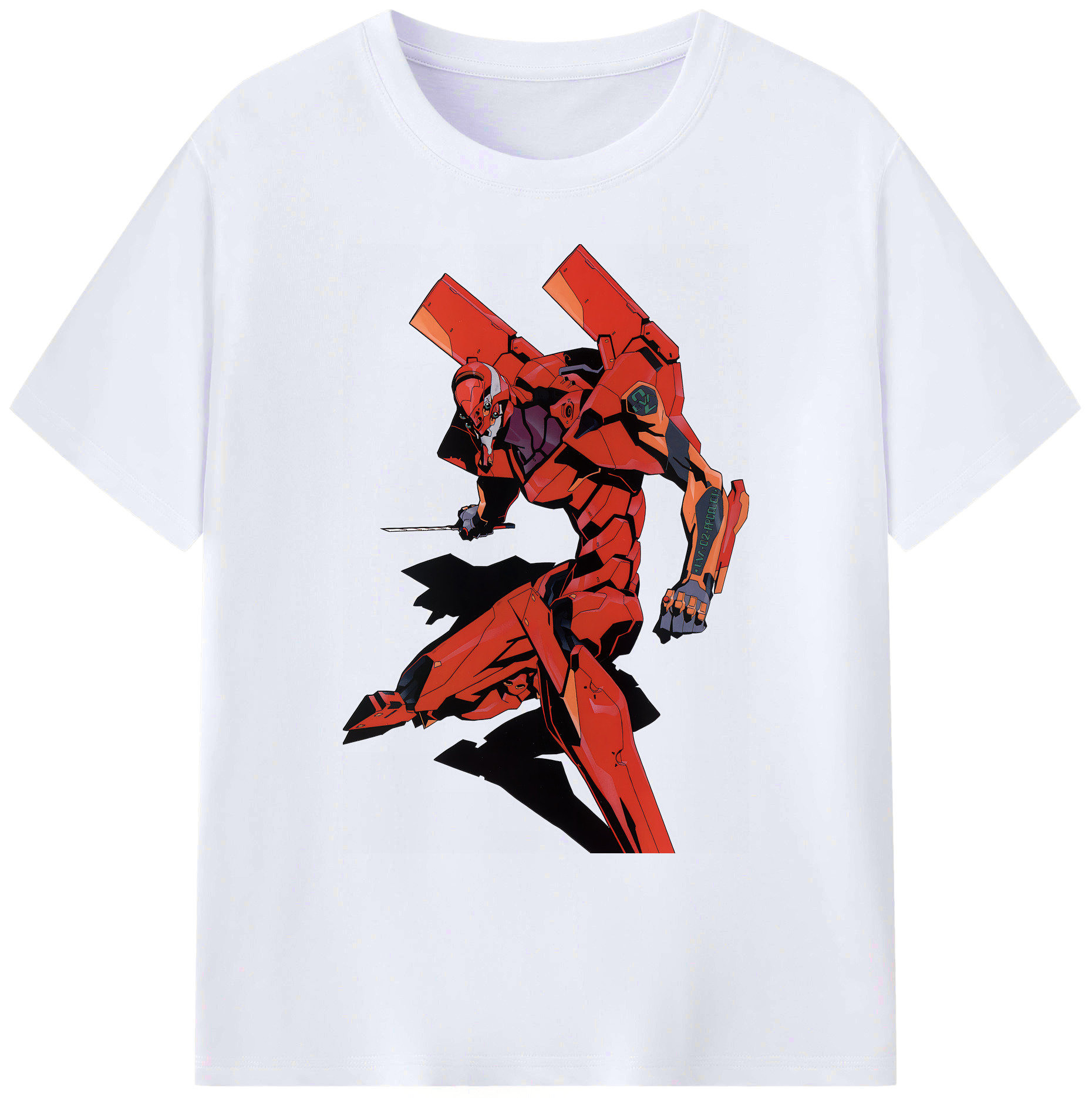 （画像用） EVA 新世紀エヴァンゲリオン 綿100％ メンズ半袖Tシャツ｜肌触りやわらか＆通気性