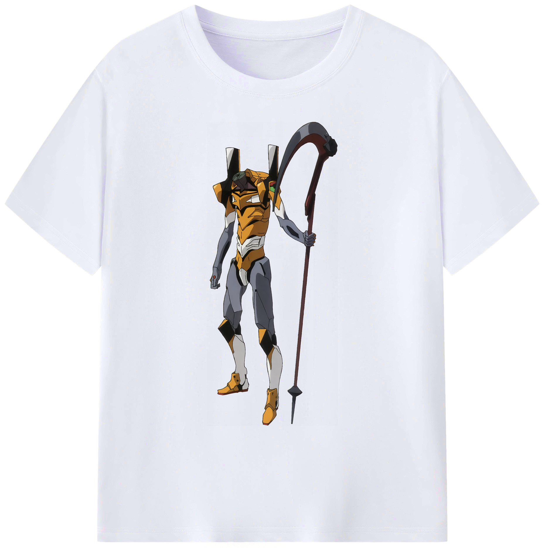 （画像用） EVA 新世紀エヴァンゲリオン 綿100％ メンズ半袖Tシャツ｜肌触りやわらか＆通気性