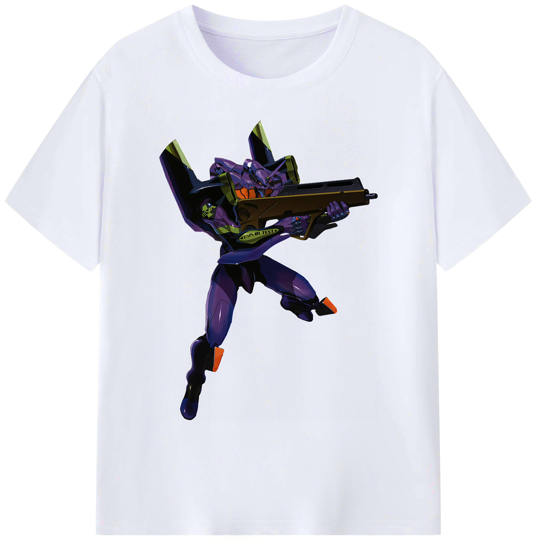 （画像用） EVA 新世紀エヴァンゲリオン 綿100％ メンズ半袖Tシャツ｜肌触りやわらか＆通気性