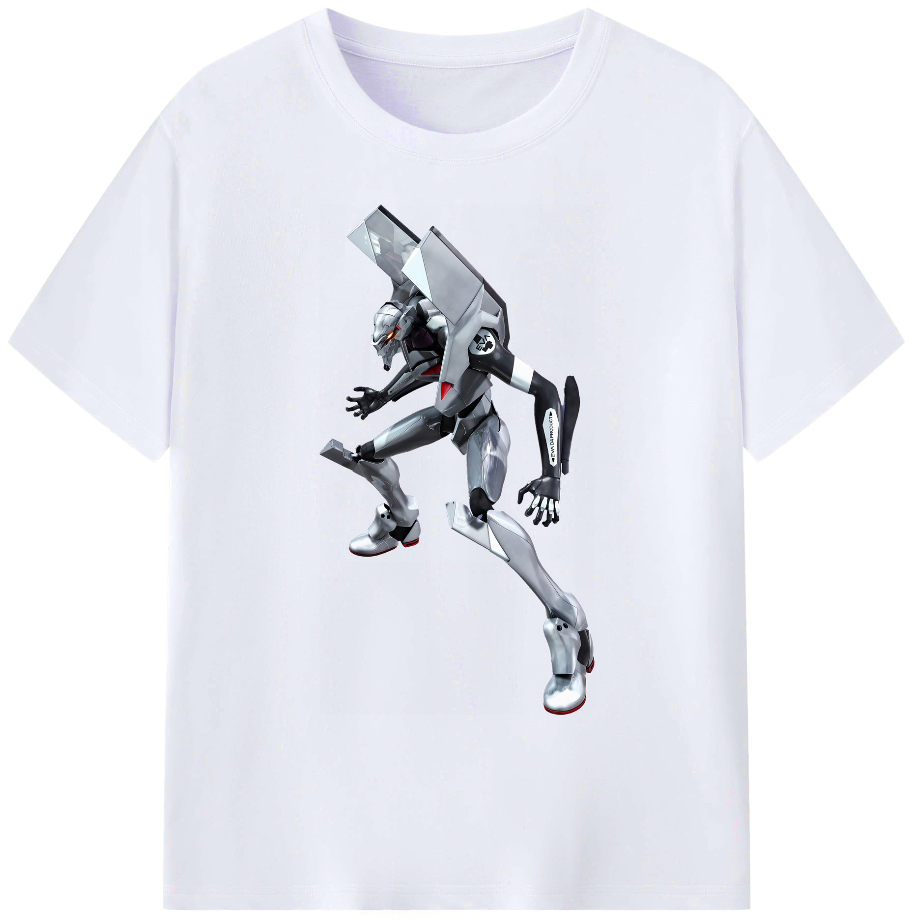 （画像用） EVA 新世紀エヴァンゲリオン 綿100％ メンズ半袖Tシャツ｜肌触りやわらか＆通気性