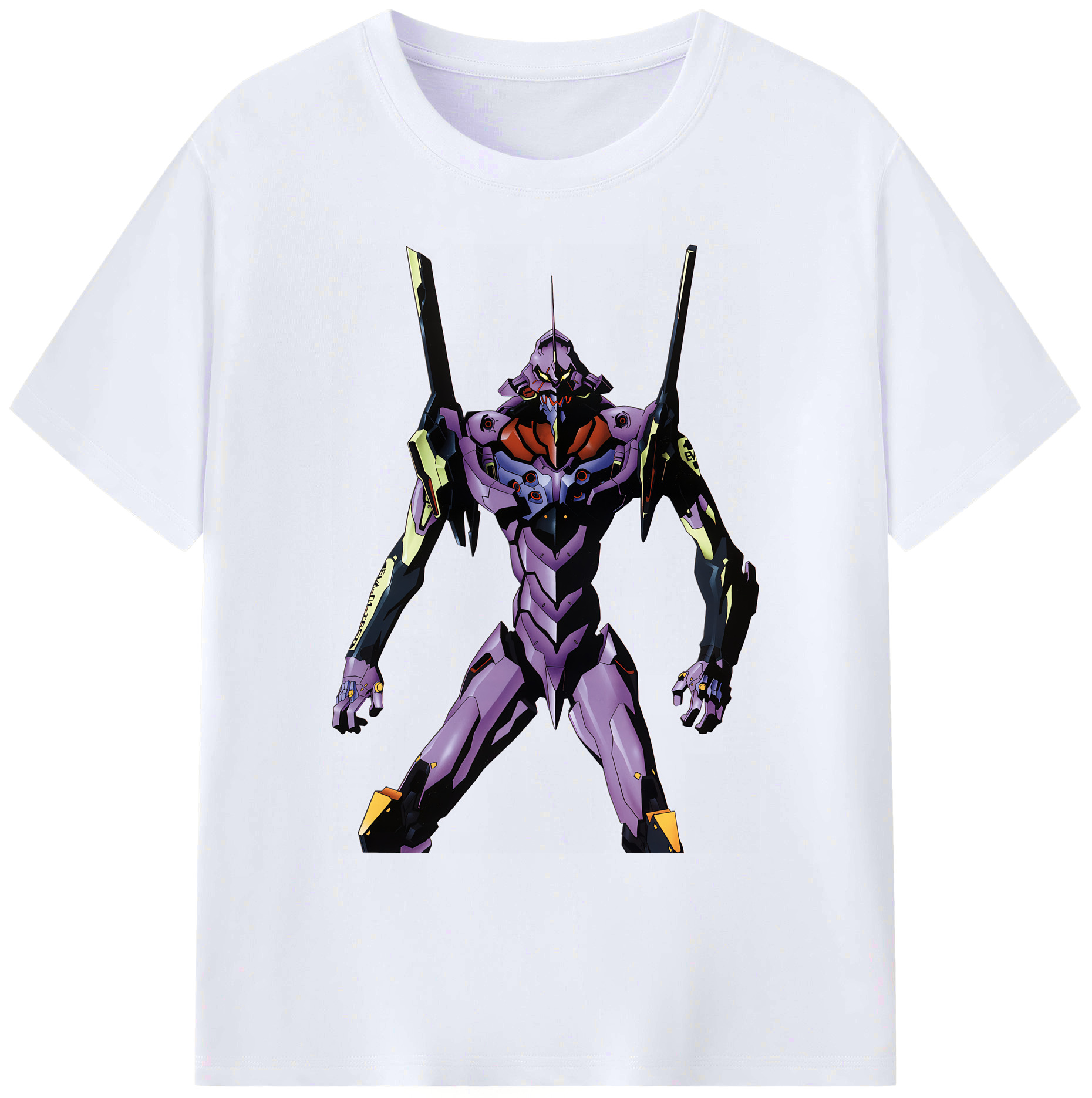 （画像用） EVA 新世紀エヴァンゲリオン 綿100％ メンズ半袖Tシャツ｜肌触りやわらか＆通気性