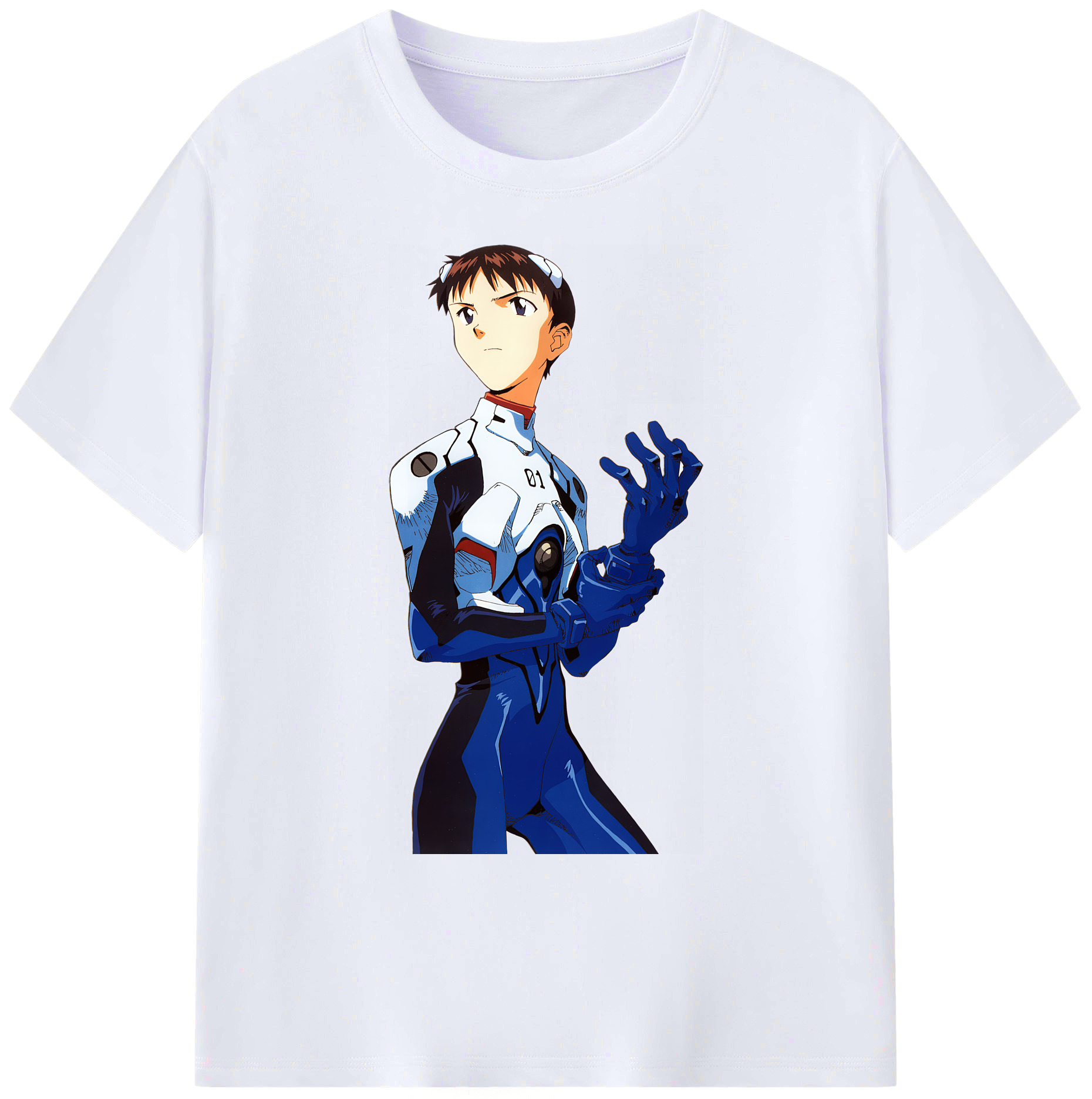 （画像用） EVA 新世紀エヴァンゲリオン 綿100％ メンズ半袖Tシャツ｜肌触りやわらか＆通気性