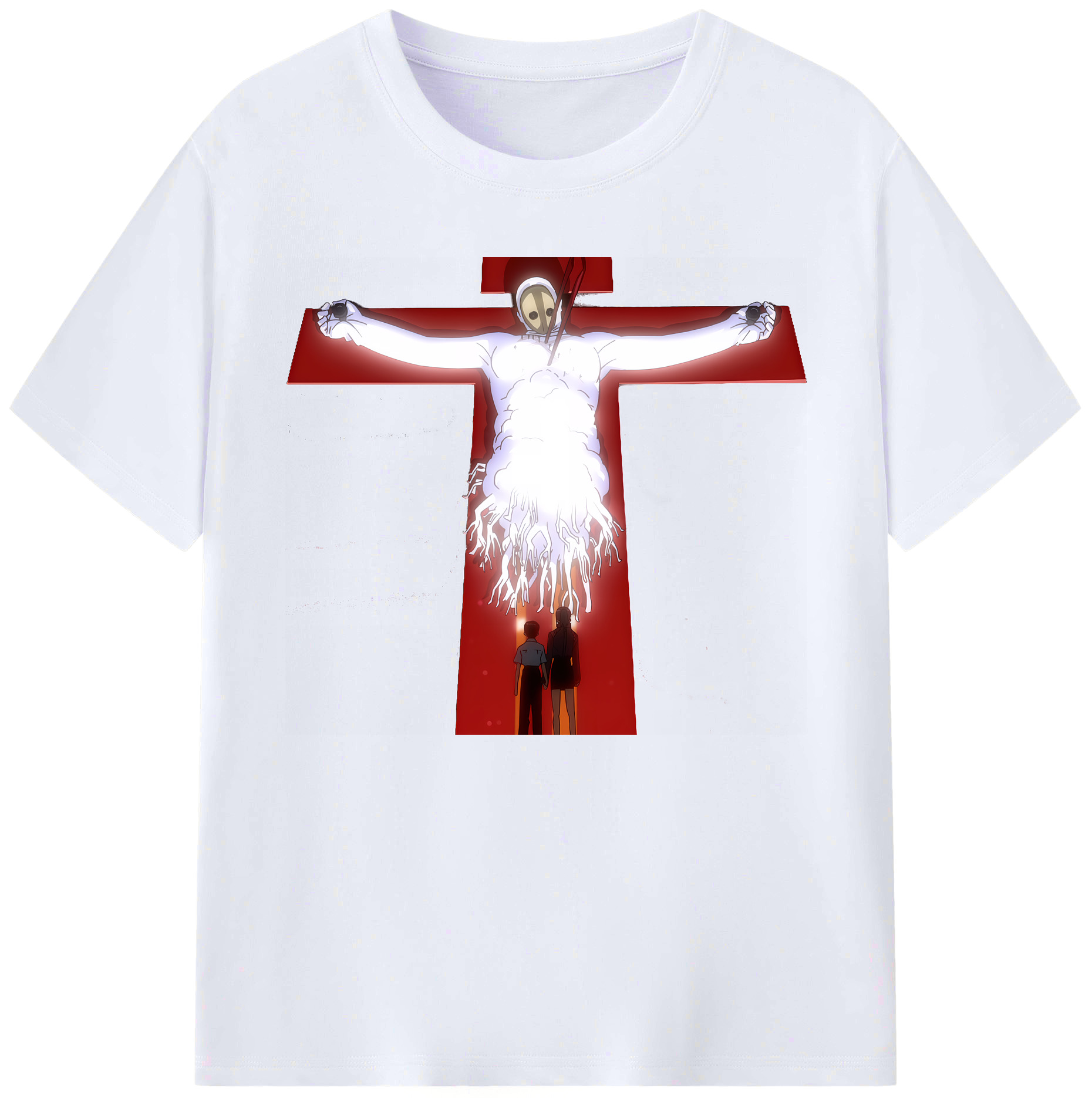 （画像用） EVA 新世紀エヴァンゲリオン 綿100％ メンズ半袖Tシャツ｜肌触りやわらか＆通気性