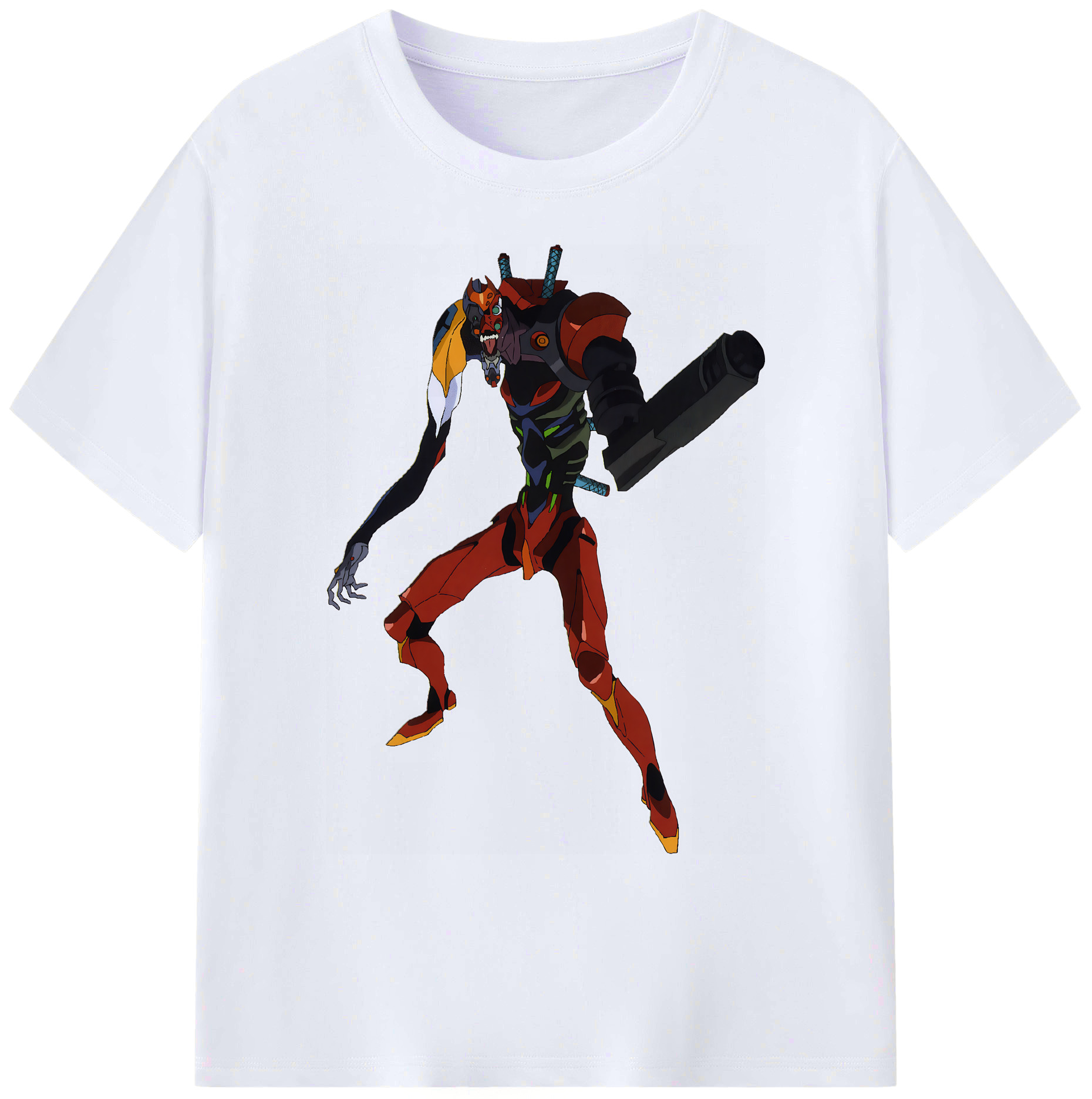 （画像用） EVA 新世紀エヴァンゲリオン 綿100％ メンズ半袖Tシャツ｜肌触りやわらか＆通気性